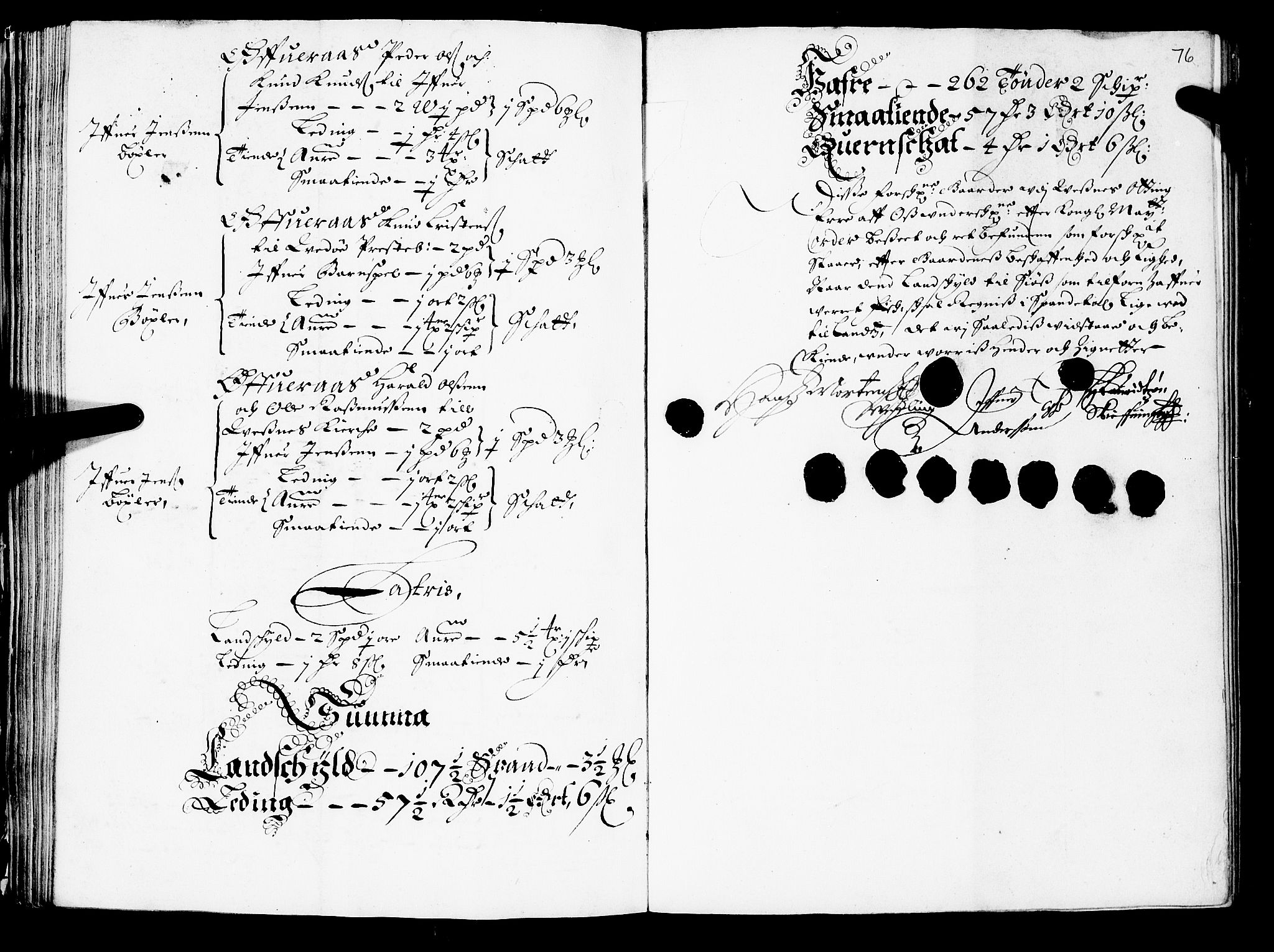 Rentekammeret inntil 1814, Realistisk ordnet avdeling, RA/EA-4070/N/Nb/Nba/L0048: Romsdal fogderi, 1669, s. 75b-76a