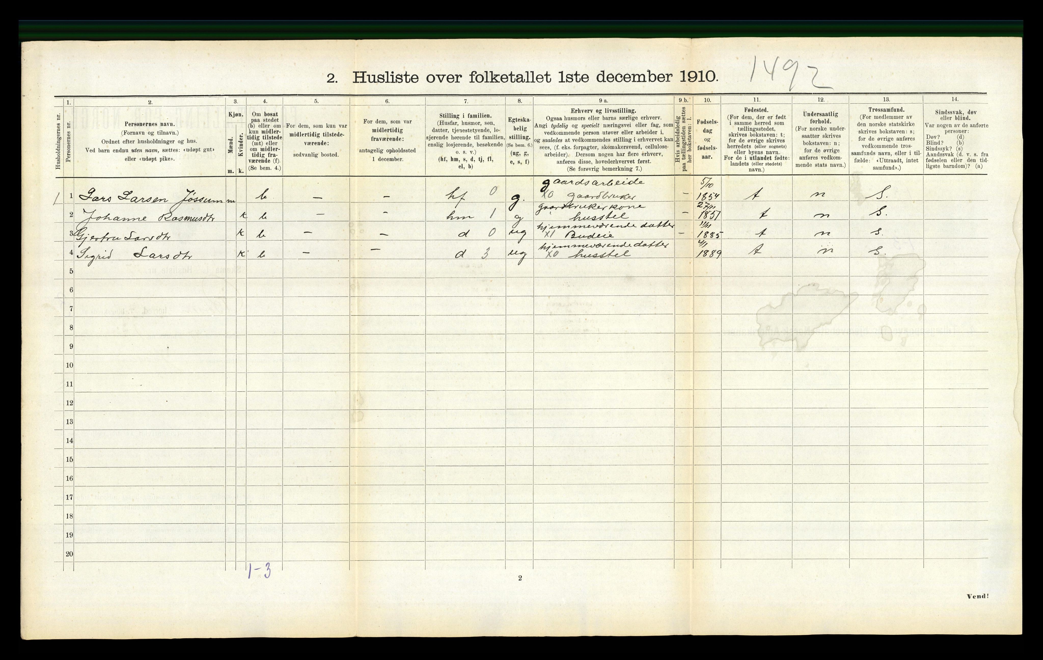 RA, Folketelling 1910 for 1658 Børsa herred, 1910, s. 378