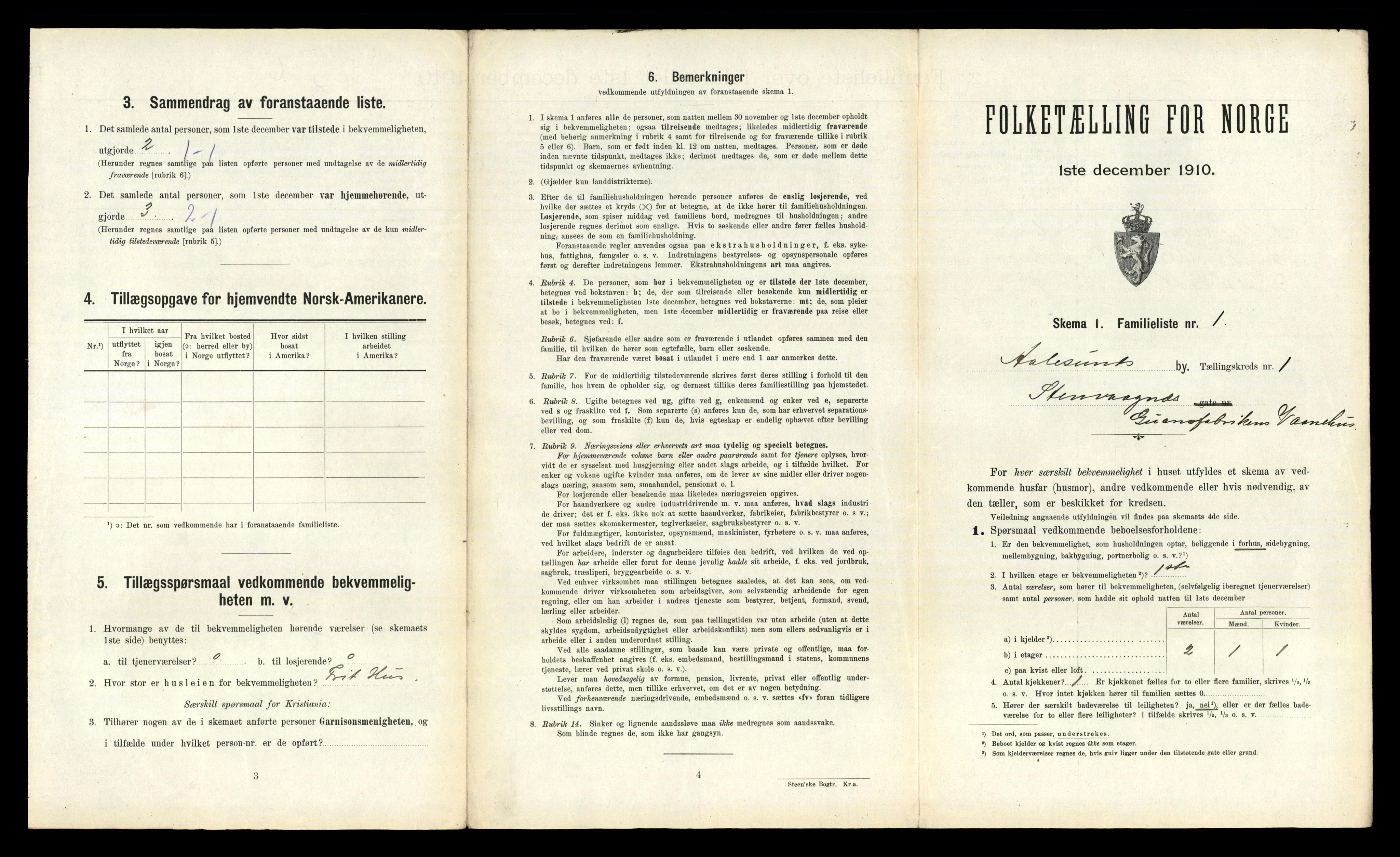 RA, Folketelling 1910 for 1501 Ålesund kjøpstad, 1910, s. 419