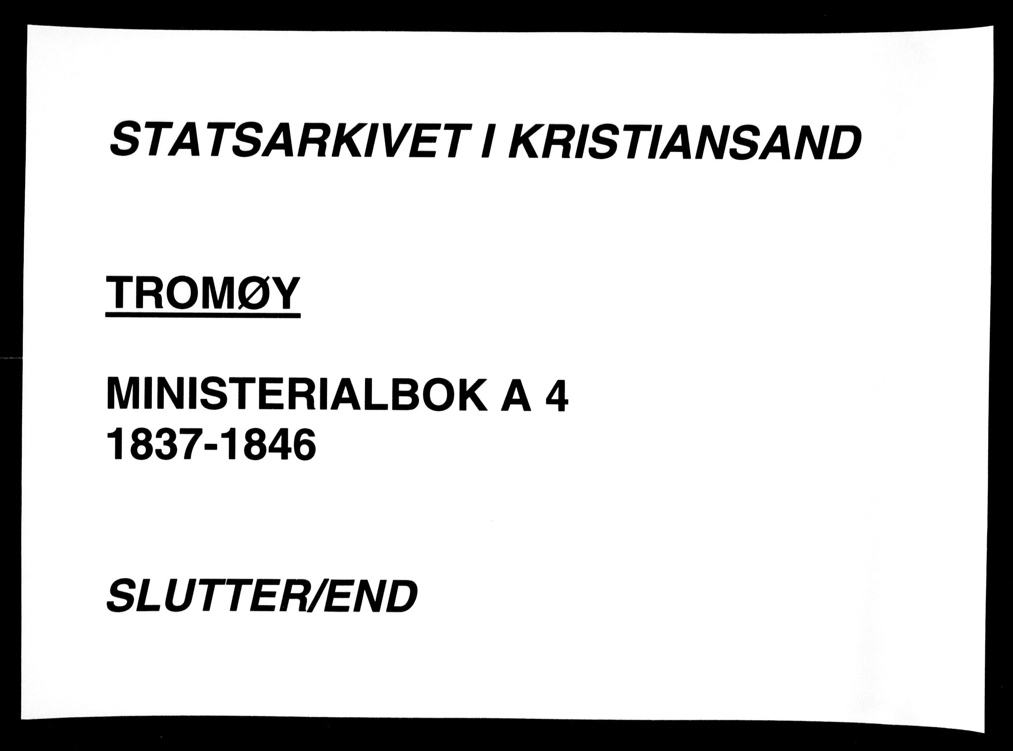 Tromøy sokneprestkontor, SAK/1111-0041/F/Fa/L0004: Ministerialbok nr. A 4, 1837-1846, s. 336