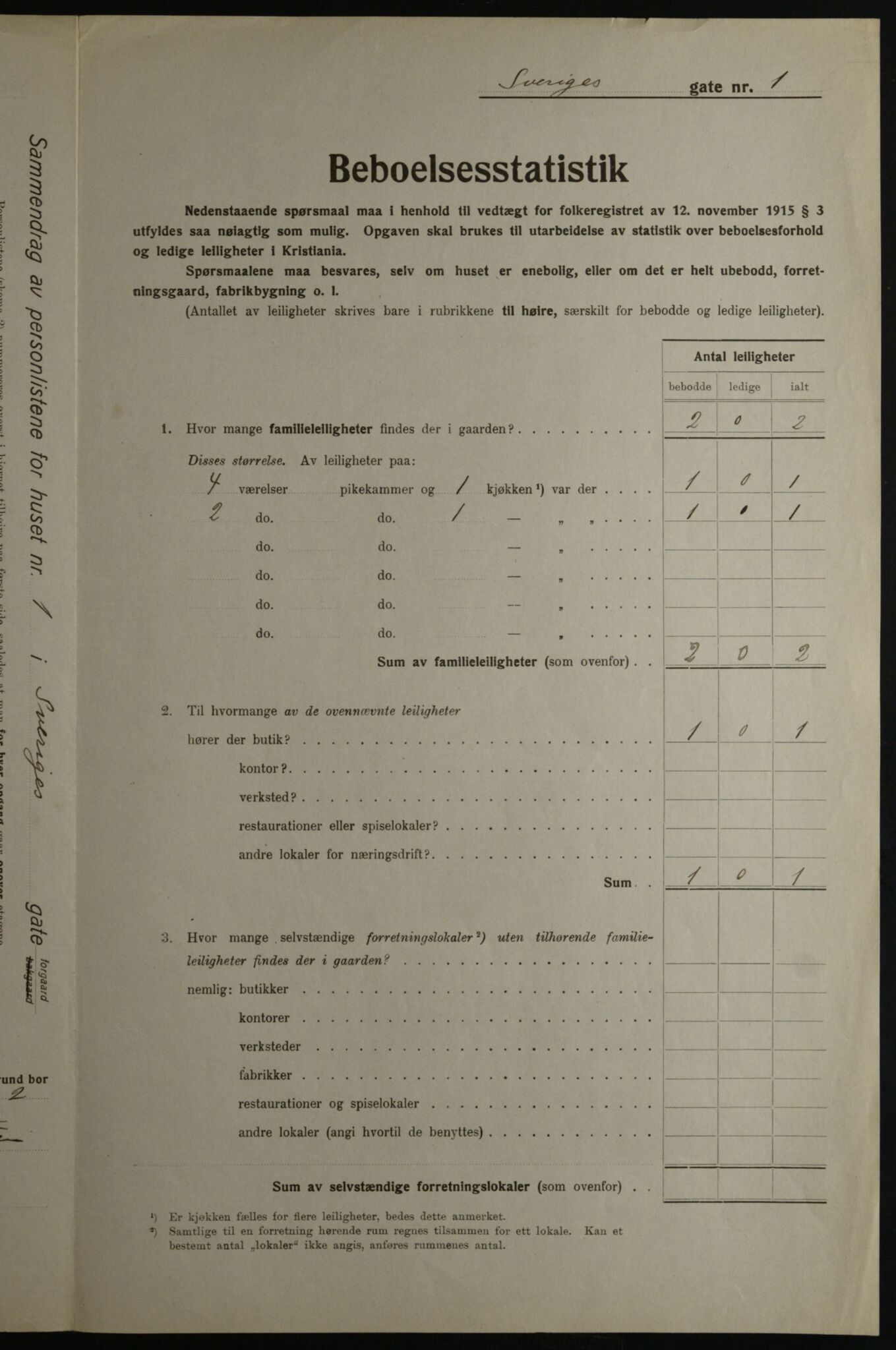 OBA, Kommunal folketelling 1.12.1923 for Kristiania, 1923, s. 117179