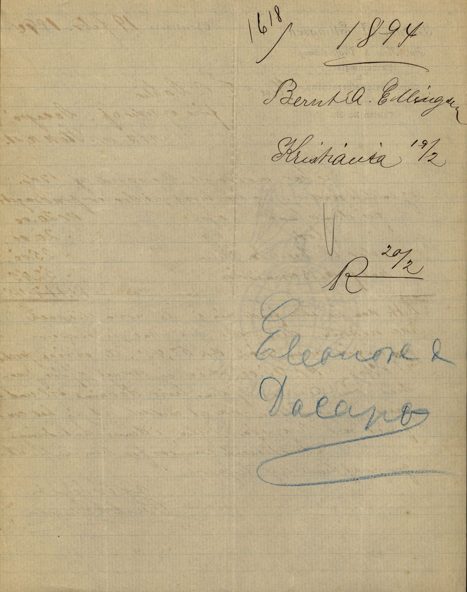 Pa 63 - Østlandske skibsassuranceforening, VEMU/A-1079/G/Ga/L0030/0002: Havaridokumenter / To venner, Emil, Empress, Enterprise, Dacapo, Dato, 1893, s. 85