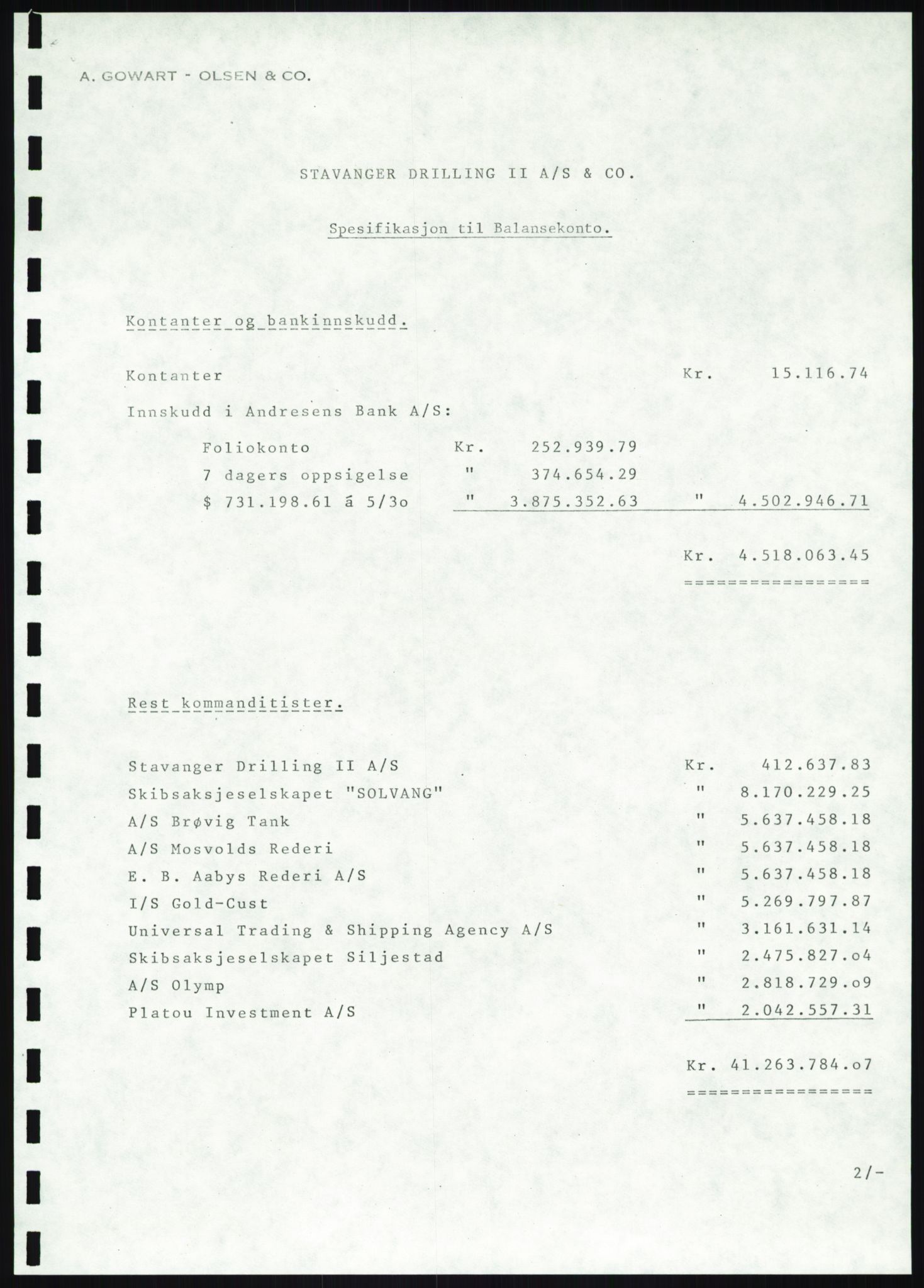 Pa 1503 - Stavanger Drilling AS, AV/SAST-A-101906/A/Ac/L0001: Årsberetninger, 1974-1978, s. 230