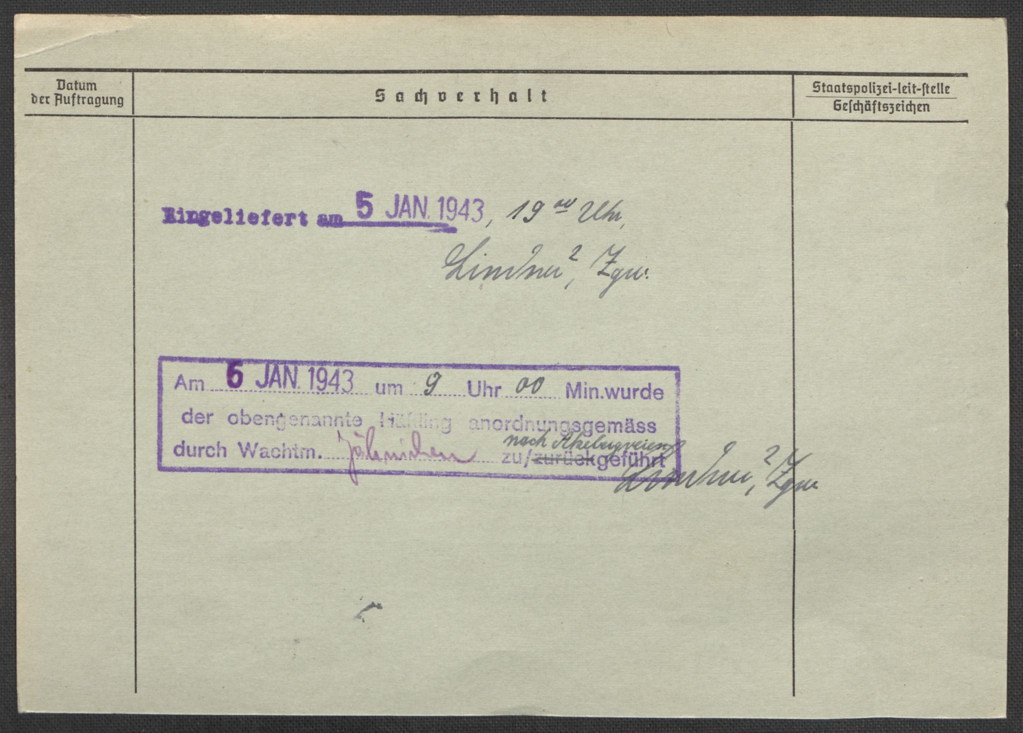 Befehlshaber der Sicherheitspolizei und des SD, AV/RA-RAFA-5969/E/Ea/Eaa/L0006: Register over norske fanger i Møllergata 19: Kj-Lund, 1940-1945, s. 613