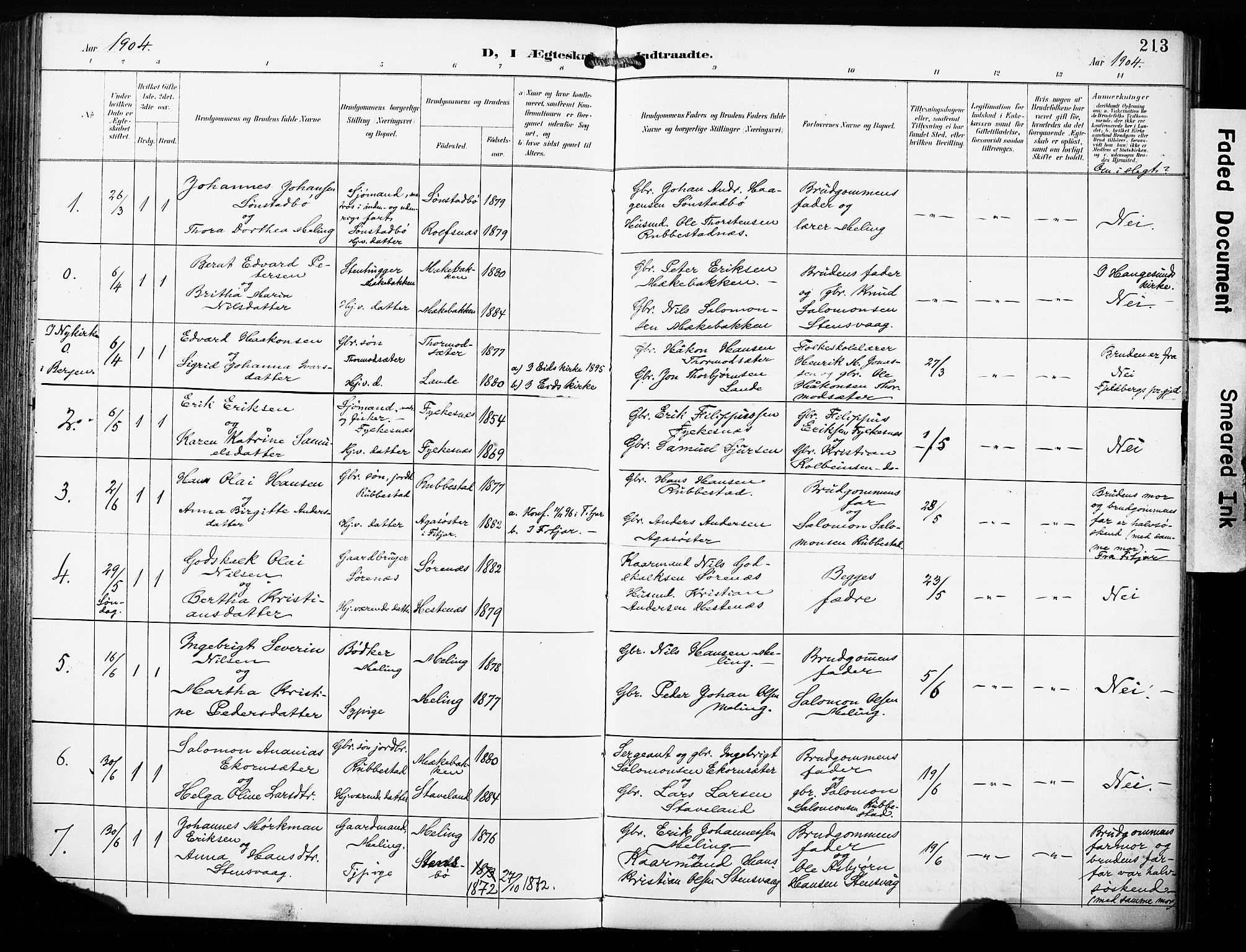 Finnås sokneprestembete, AV/SAB-A-99925/H/Ha/Haa/Haac/L0002: Ministerialbok nr. C 2, 1895-1904, s. 213