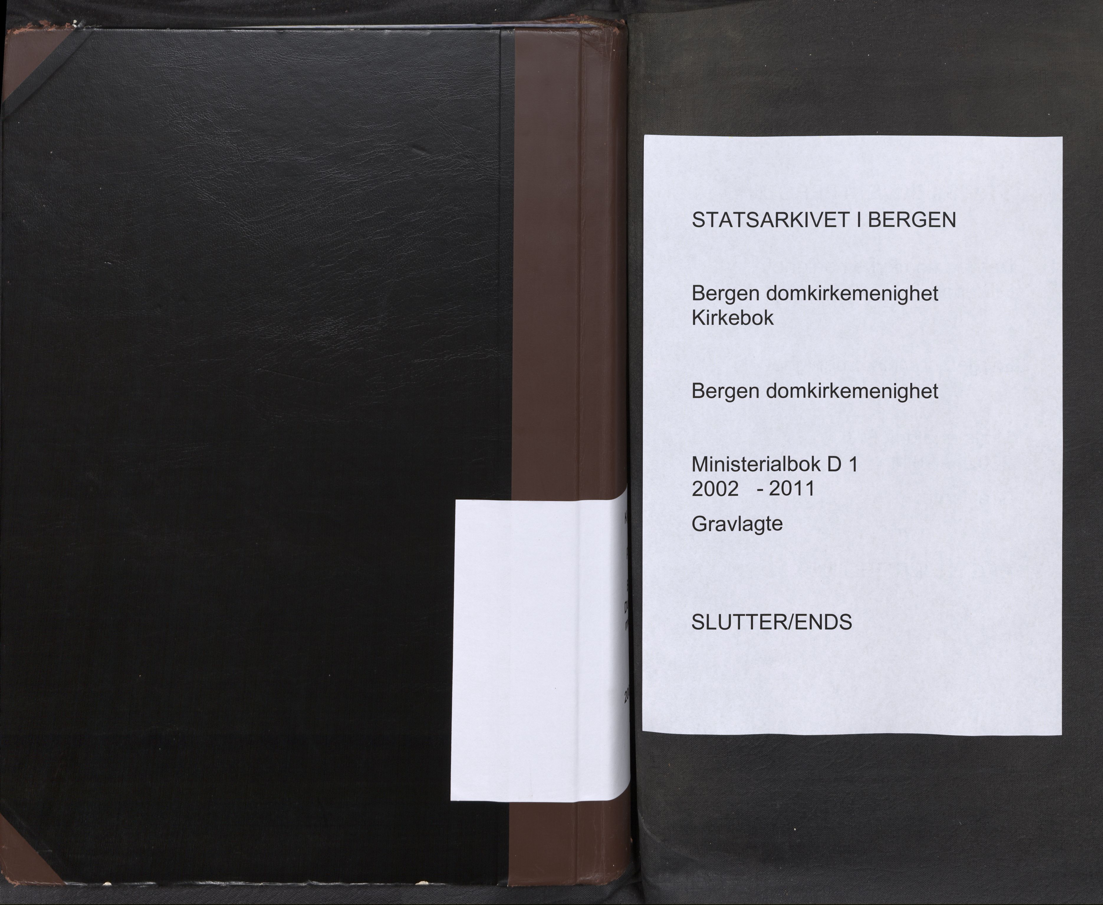 Domkirken sokneprestembete, SAB/A-74801/H/Haa: Ministerialbok nr. D 1, 2002-2011