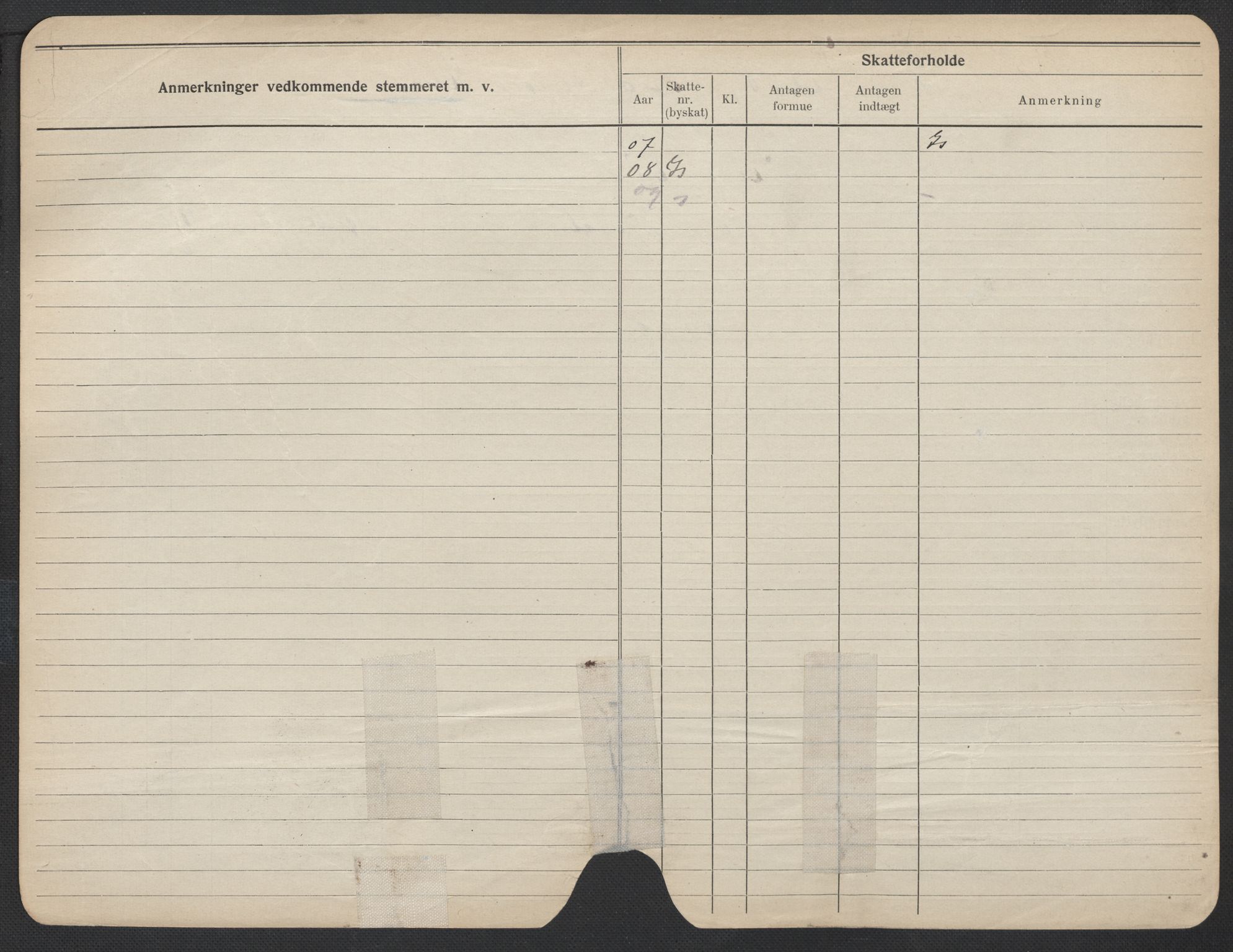 Oslo folkeregister, Registerkort, AV/SAO-A-11715/F/Fa/Fac/L0017: Kvinner, 1906-1914, s. 554b