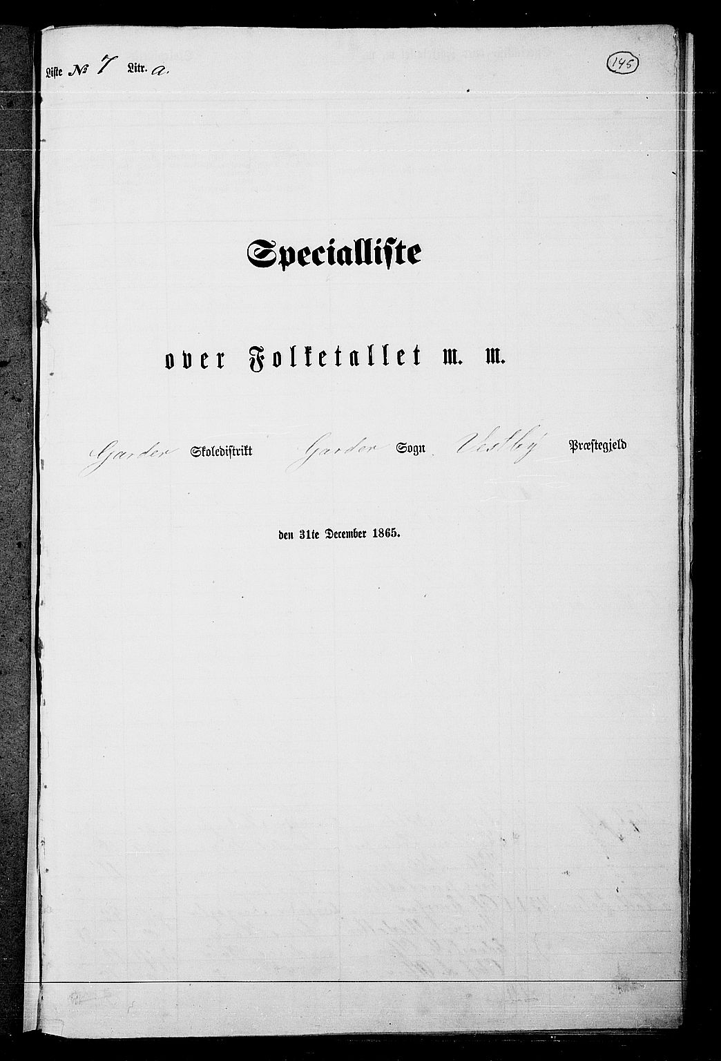 RA, Folketelling 1865 for 0211P Vestby prestegjeld, 1865, s. 125