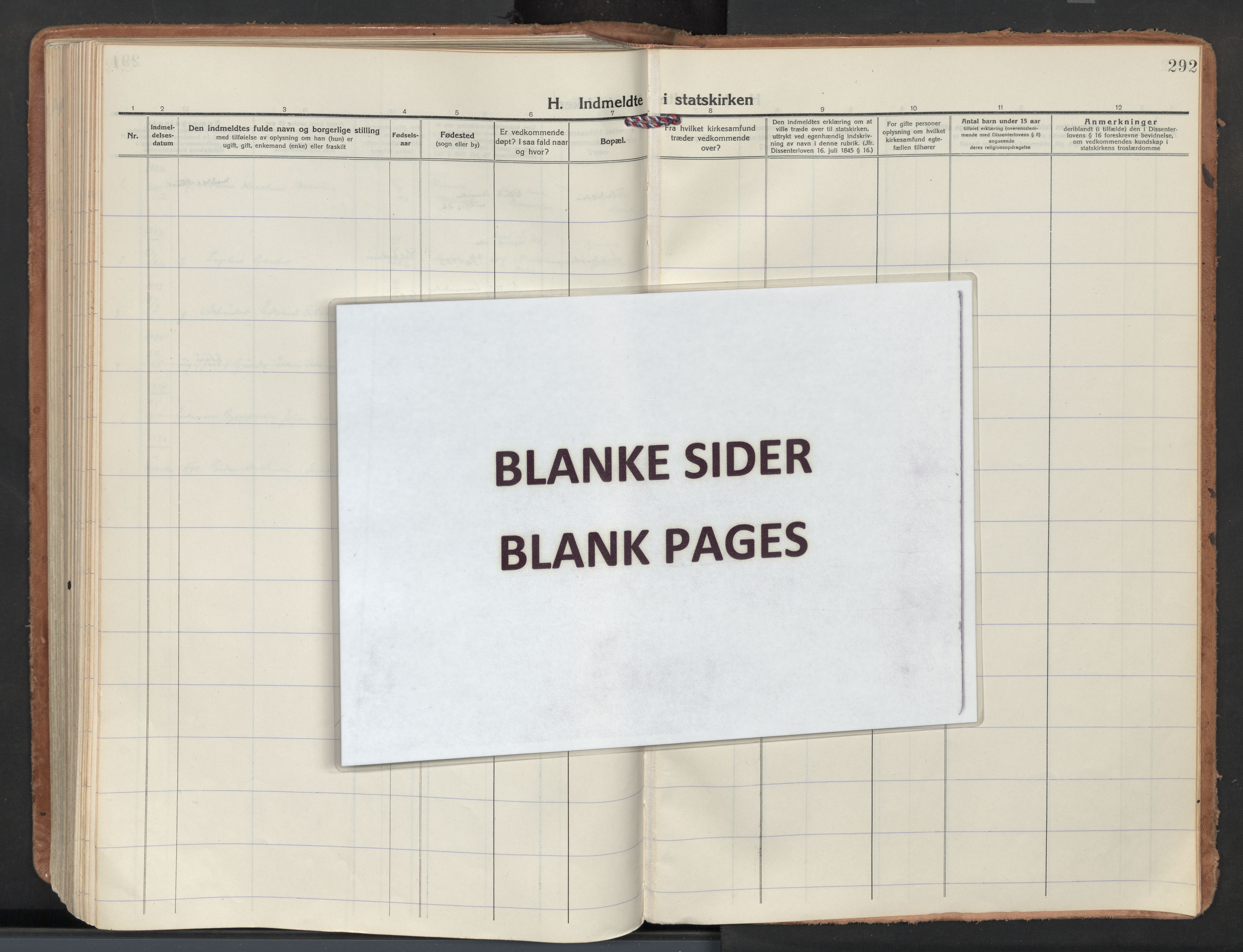 Skedsmo prestekontor Kirkebøker, AV/SAO-A-10033a/F/Fb/L0003: Ministerialbok nr. II 3, 1921-1936, s. 292