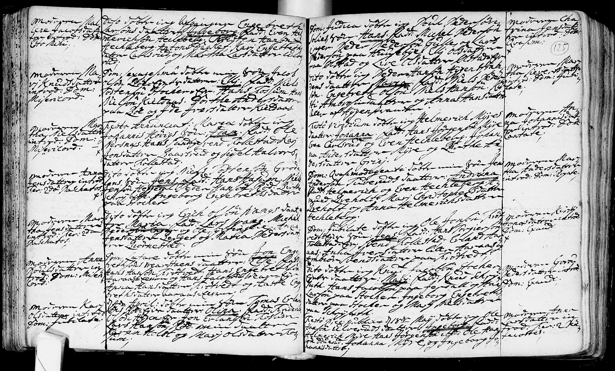 Røyken kirkebøker, AV/SAKO-A-241/F/Fa/L0002: Ministerialbok nr. 2, 1731-1782, s. 125