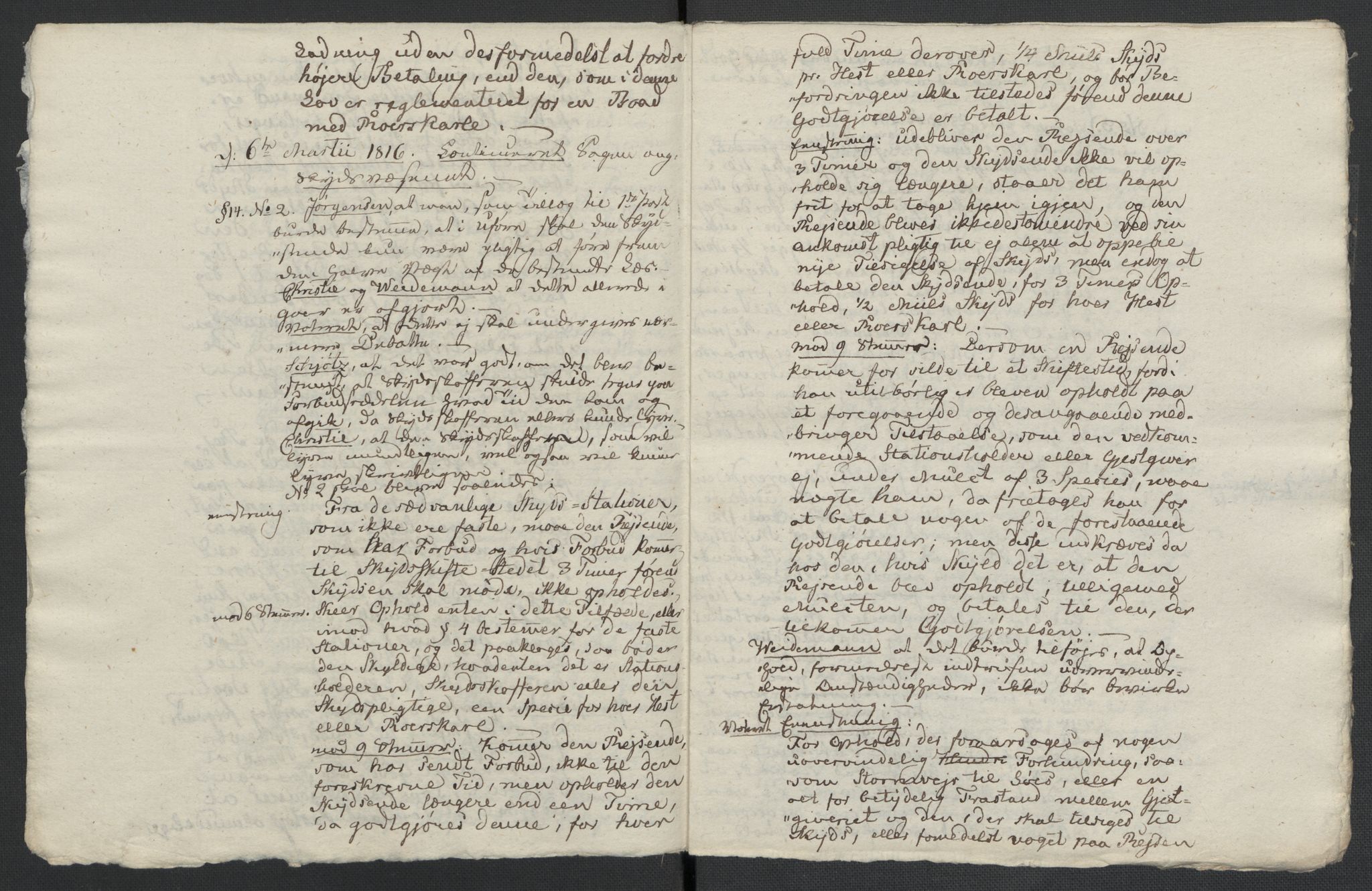 Christie, Wilhelm Frimann Koren, AV/RA-PA-0014/F/L0005: Christies dokumenter fra Stortinget, 1815-1816, s. 760