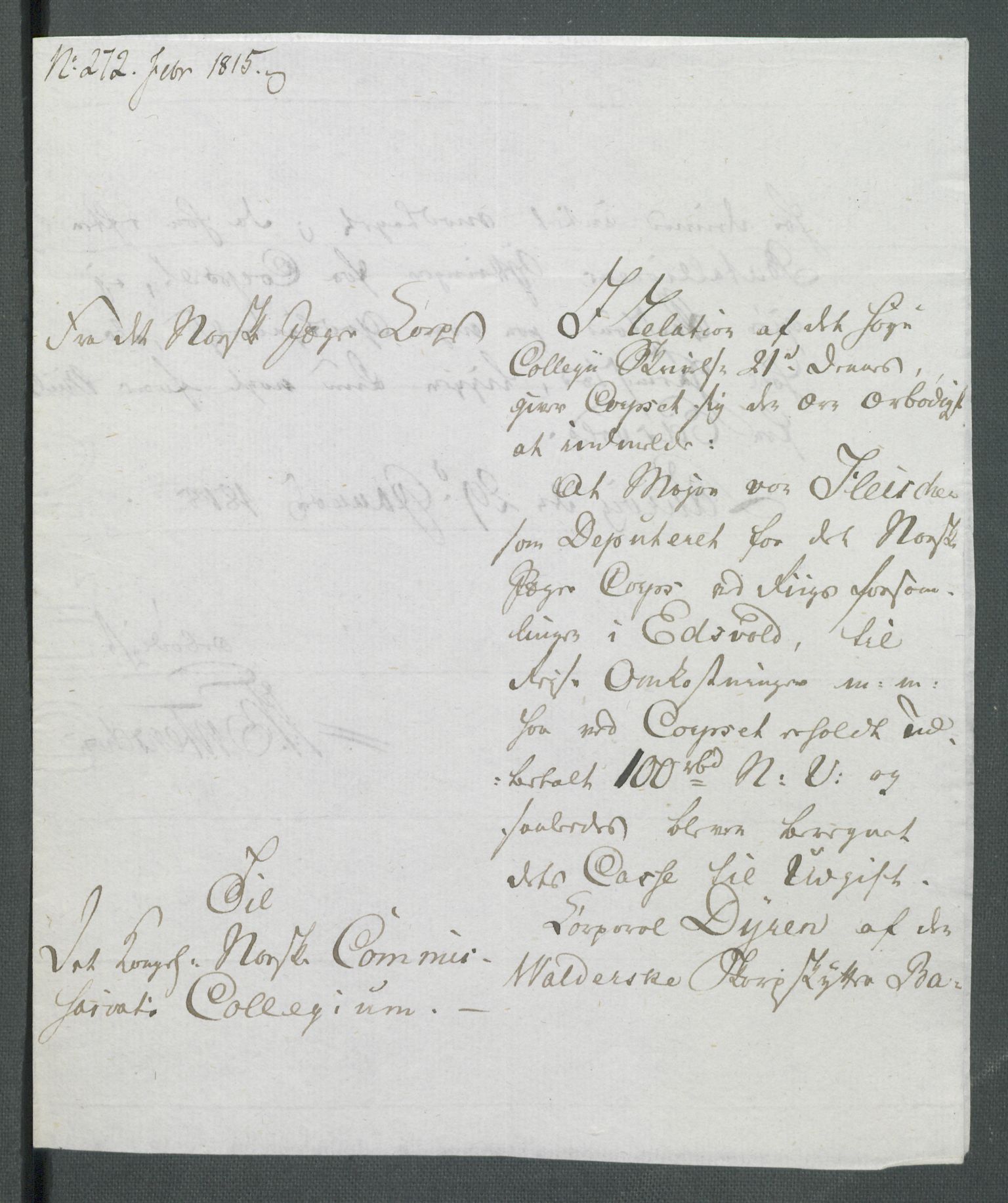 5. departement for finans-, handels- og tollfaget, RA/S-3893/C/Cb/L0014: Regninger fra Riksforsamlingens deputerede, 1814, s. 153