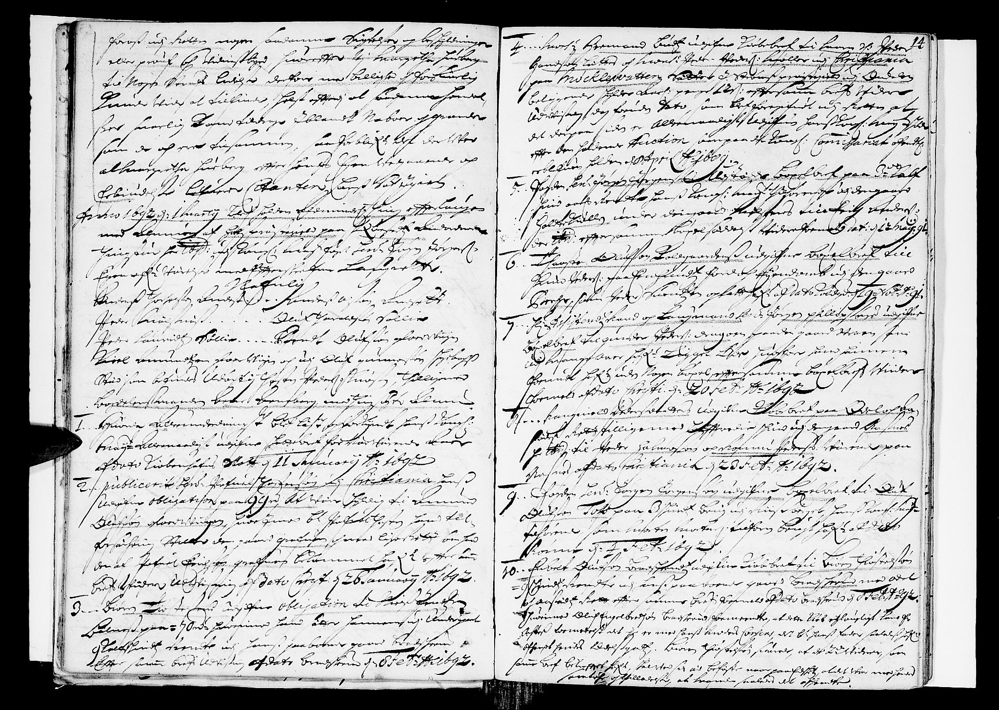 Solør og Østerdalen sorenskriveri, AV/SAH-TING-024/G/Gb/L0030: Tingbok, 1692, s. 13b-14a