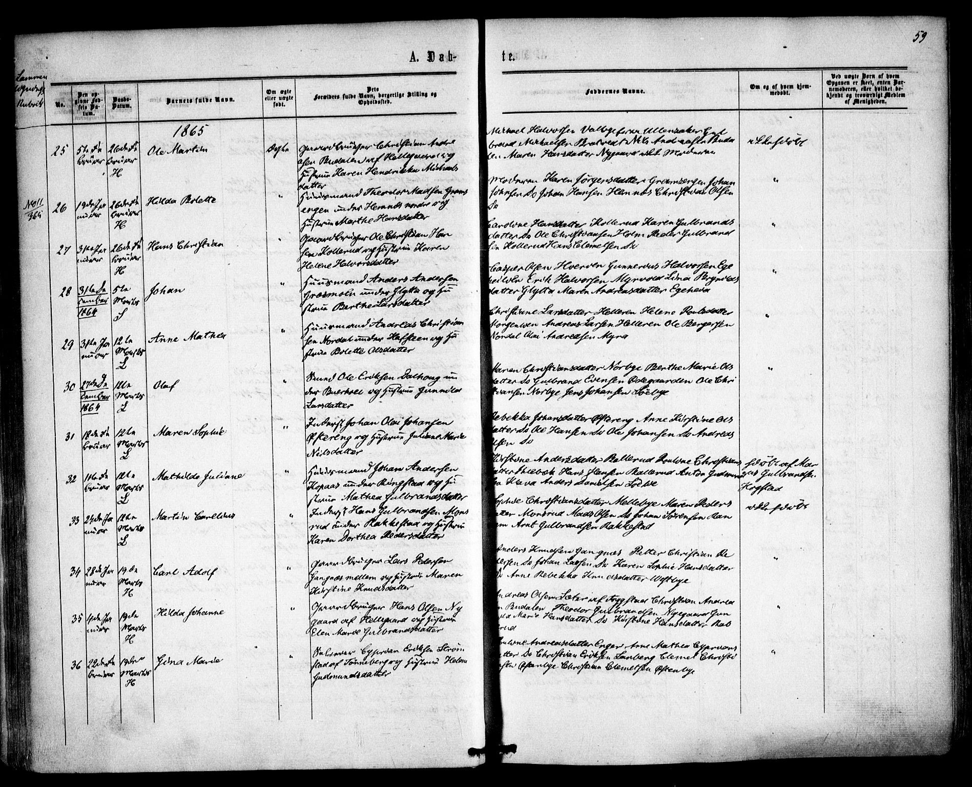 Høland prestekontor Kirkebøker, AV/SAO-A-10346a/F/Fa/L0011: Ministerialbok nr. I 11, 1862-1869, s. 59