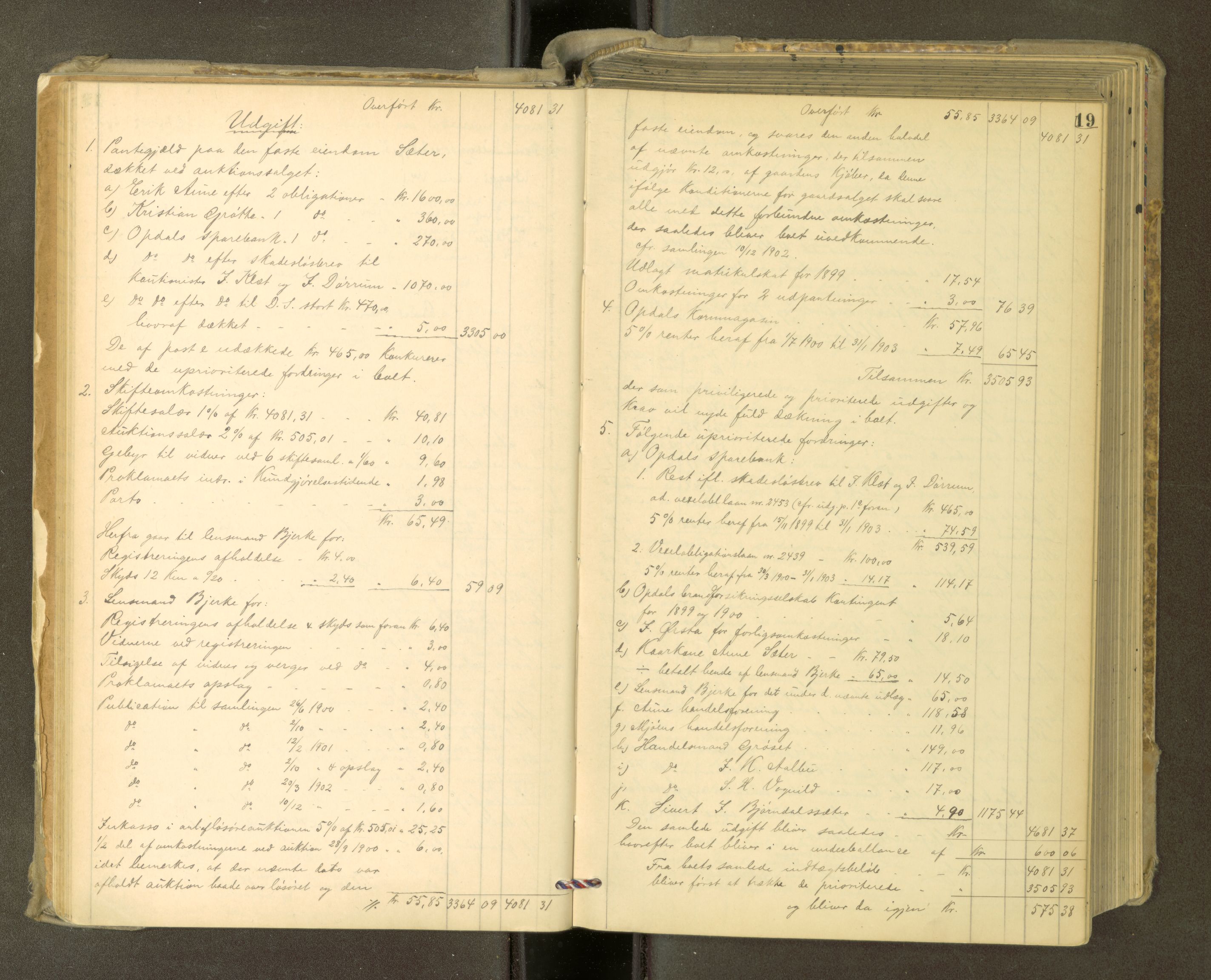 Orkdal sorenskriveri, AV/SAT-A-4169/1/3/3Aa/L0015: Skifteprotokoller, 1902-1915, s. 18b-19a