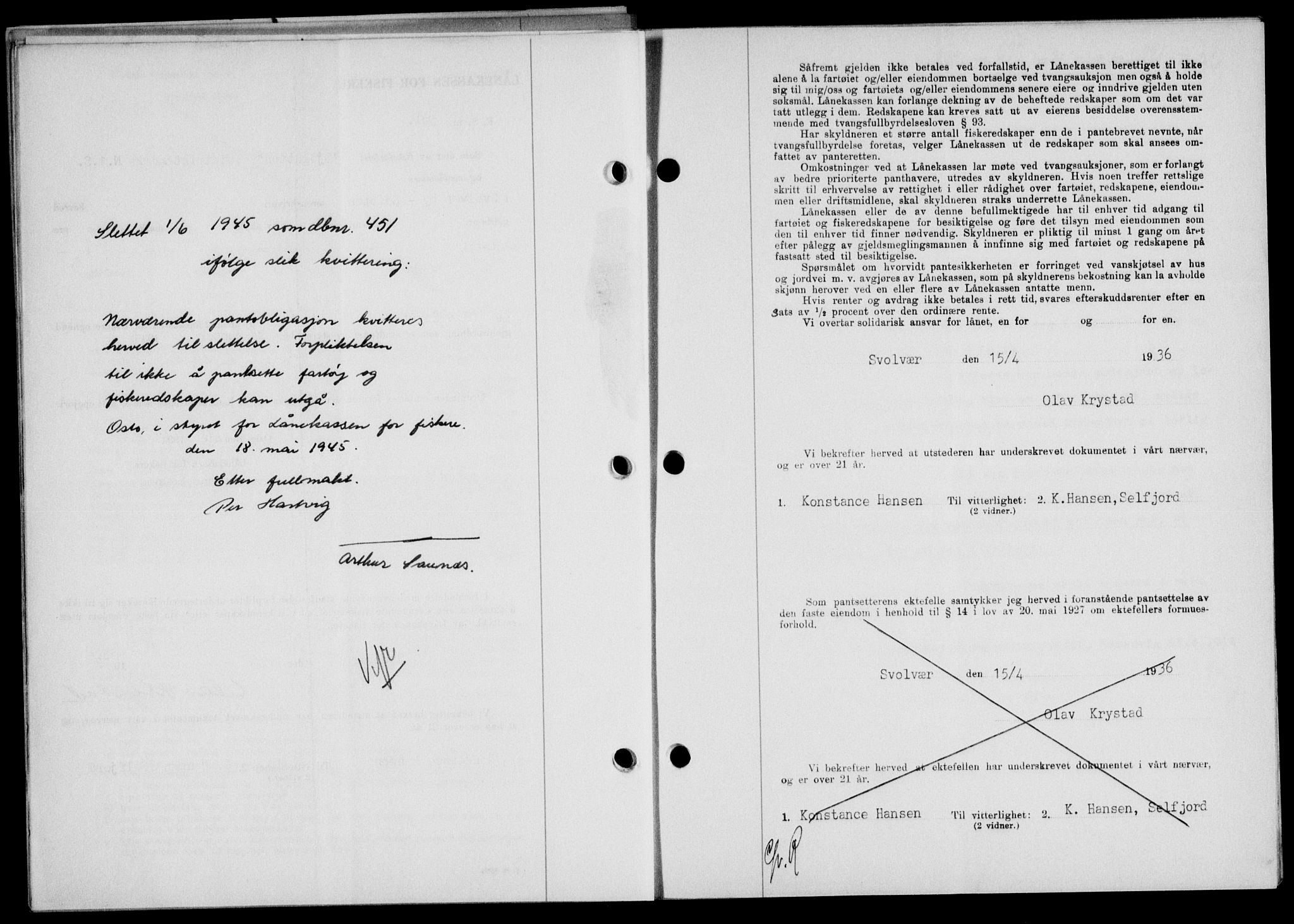 Lofoten sorenskriveri, SAT/A-0017/1/2/2C/L0033b: Pantebok nr. 33b, 1936-1936, Dagboknr: 673/1936