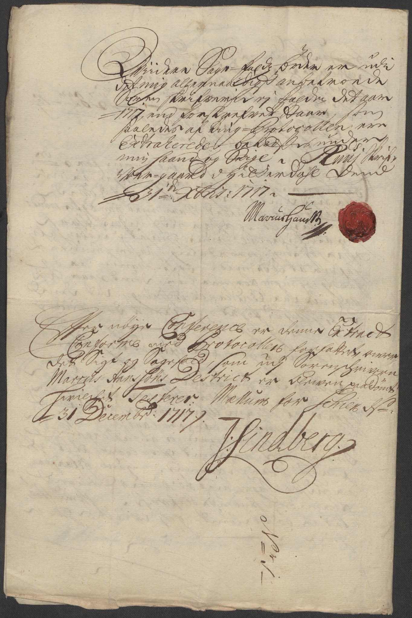 Rentekammeret inntil 1814, Reviderte regnskaper, Fogderegnskap, AV/RA-EA-4092/R36/L2129: Fogderegnskap Øvre og Nedre Telemark og Bamble, 1717, s. 218