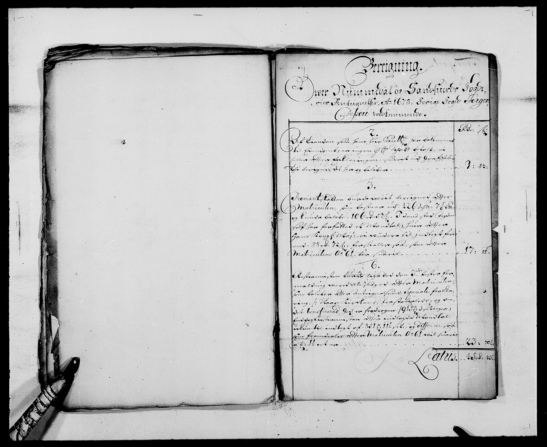 Rentekammeret inntil 1814, Reviderte regnskaper, Fogderegnskap, AV/RA-EA-4092/R24/L1569: Fogderegnskap Numedal og Sandsvær, 1679-1686, s. 42