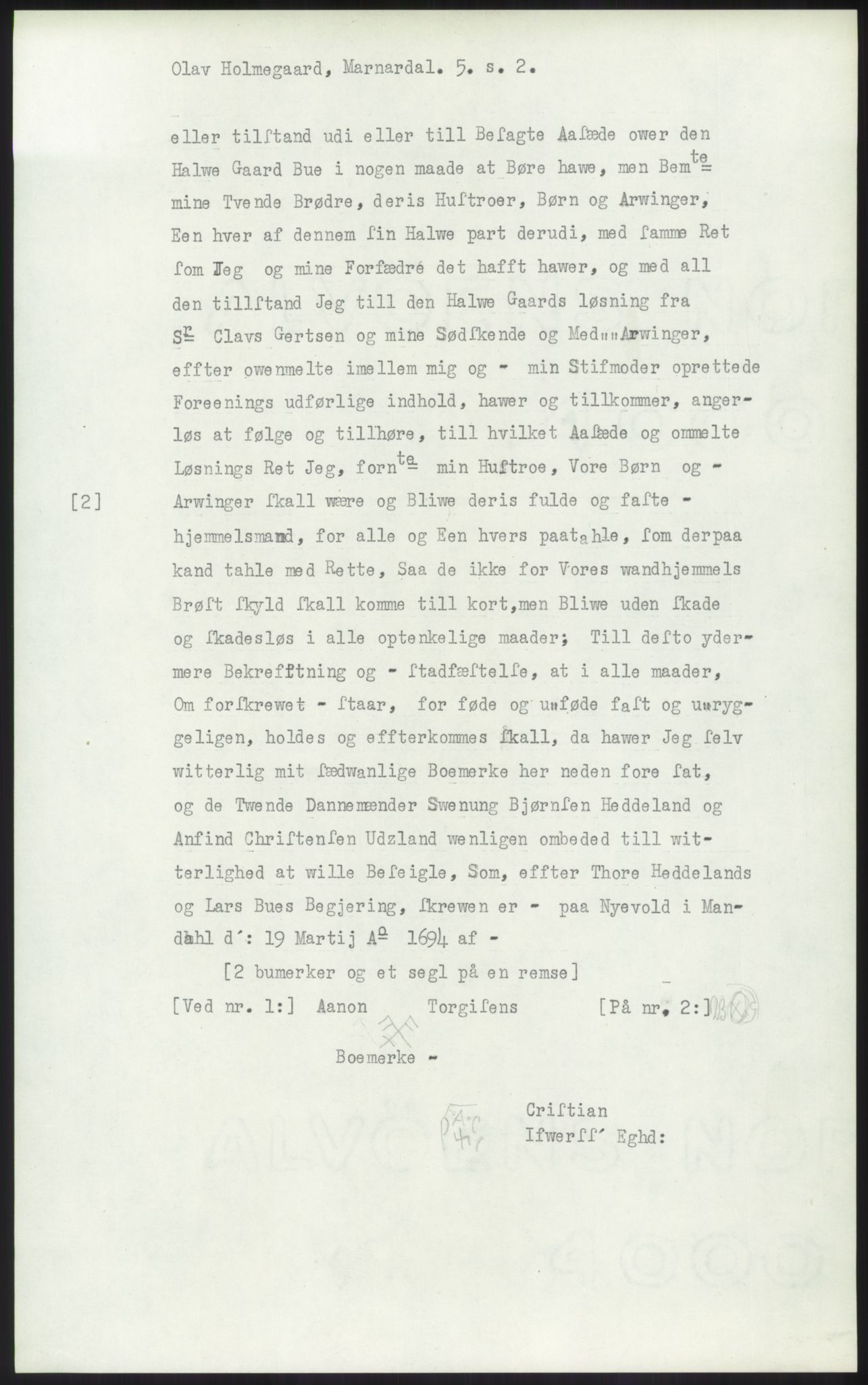 Samlinger til kildeutgivelse, Diplomavskriftsamlingen, AV/RA-EA-4053/H/Ha, s. 1614