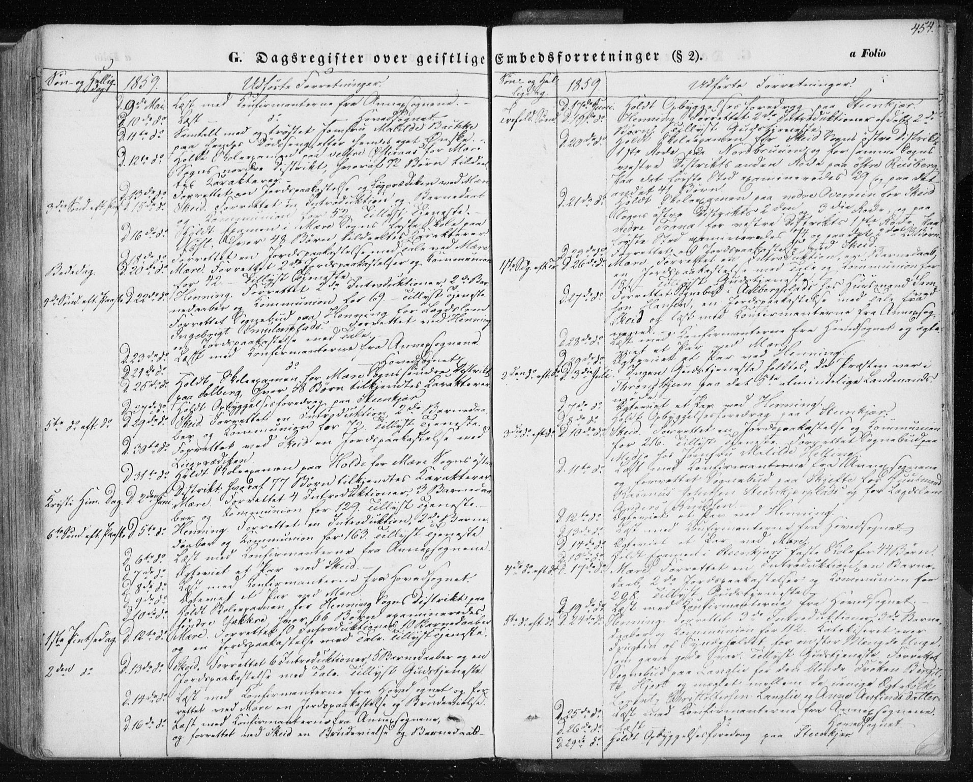 Ministerialprotokoller, klokkerbøker og fødselsregistre - Nord-Trøndelag, AV/SAT-A-1458/735/L0342: Ministerialbok nr. 735A07 /1, 1849-1862, s. 454