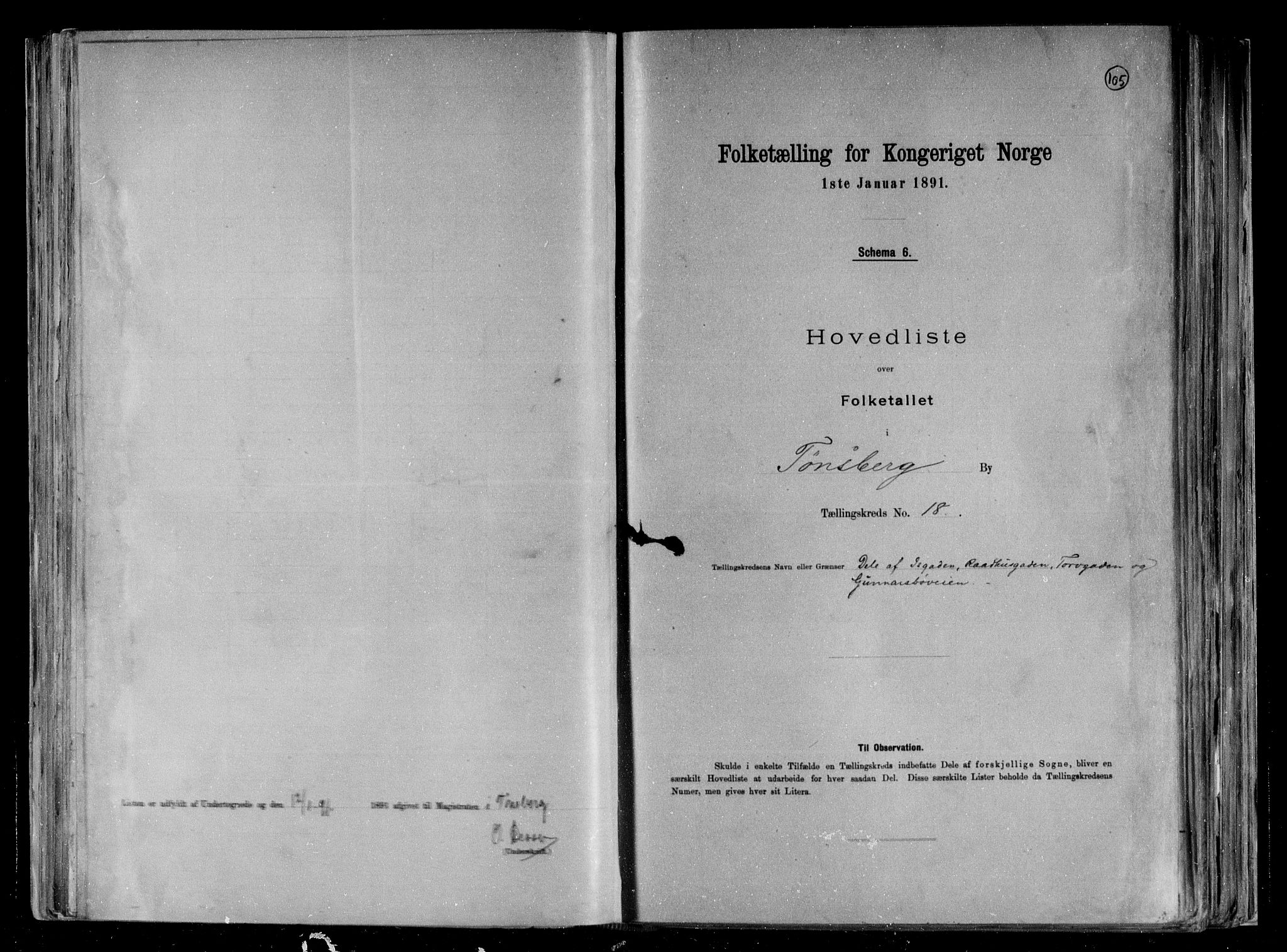 RA, Folketelling 1891 for 0705 Tønsberg kjøpstad, 1891, s. 39