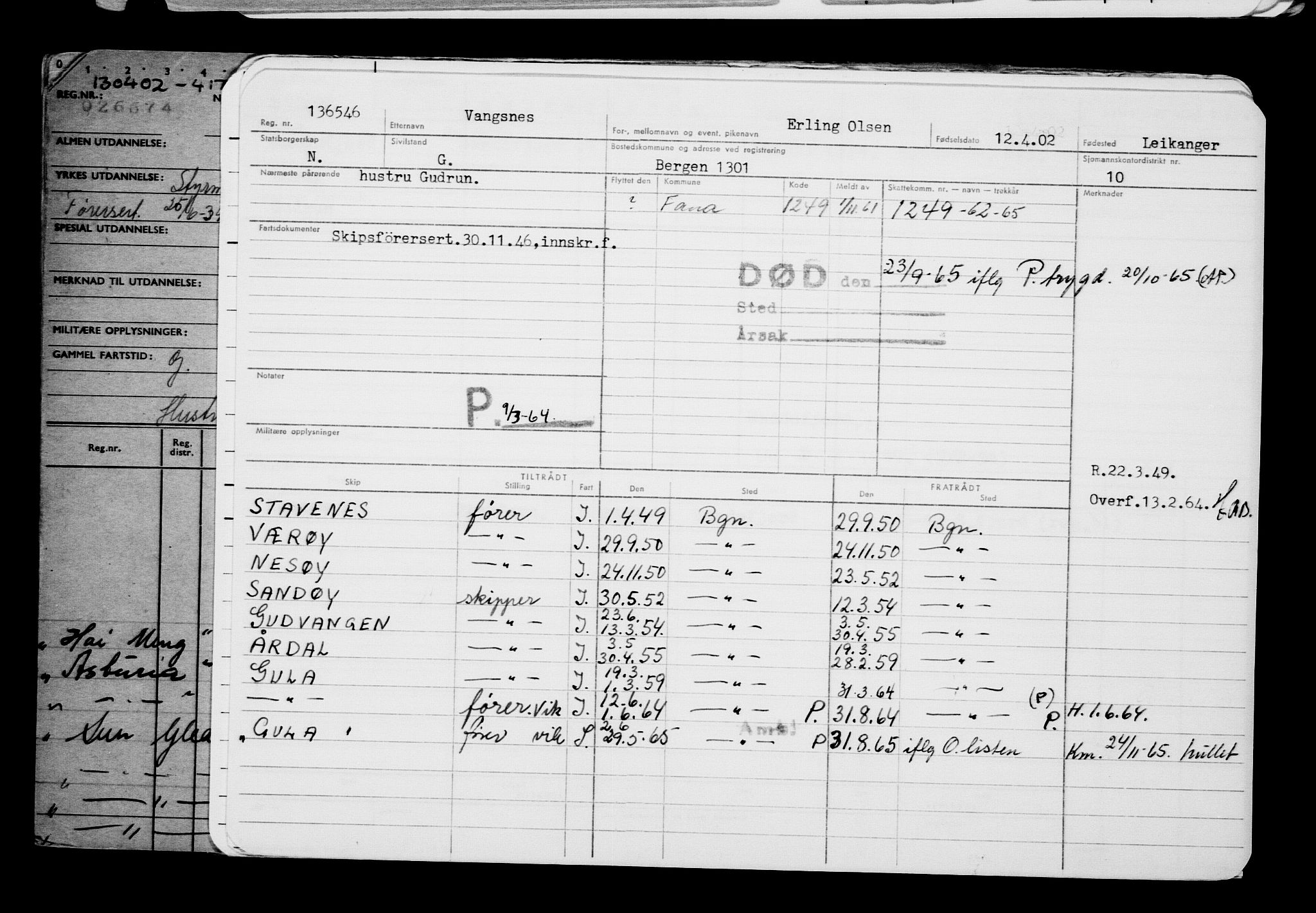 Direktoratet for sjømenn, AV/RA-S-3545/G/Gb/L0044: Hovedkort, 1902, s. 121