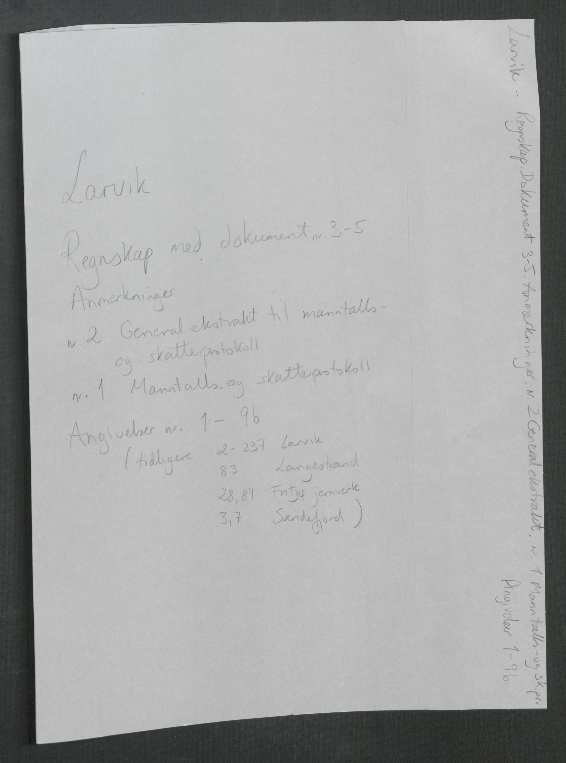 Rentekammeret inntil 1814, Reviderte regnskaper, Mindre regnskaper, RA/EA-4068/Rf/Rfe/L0020: Kongsberg, Kragerø, Larvik, 1789, s. 268