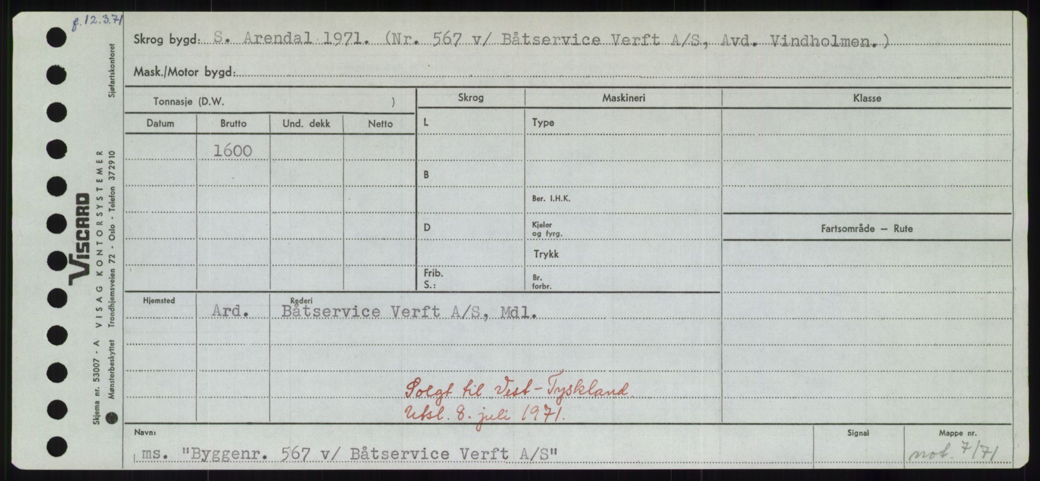 Sjøfartsdirektoratet med forløpere, Skipsmålingen, AV/RA-S-1627/H/Hd/L0006: Fartøy, Byg-Båt, s. 153