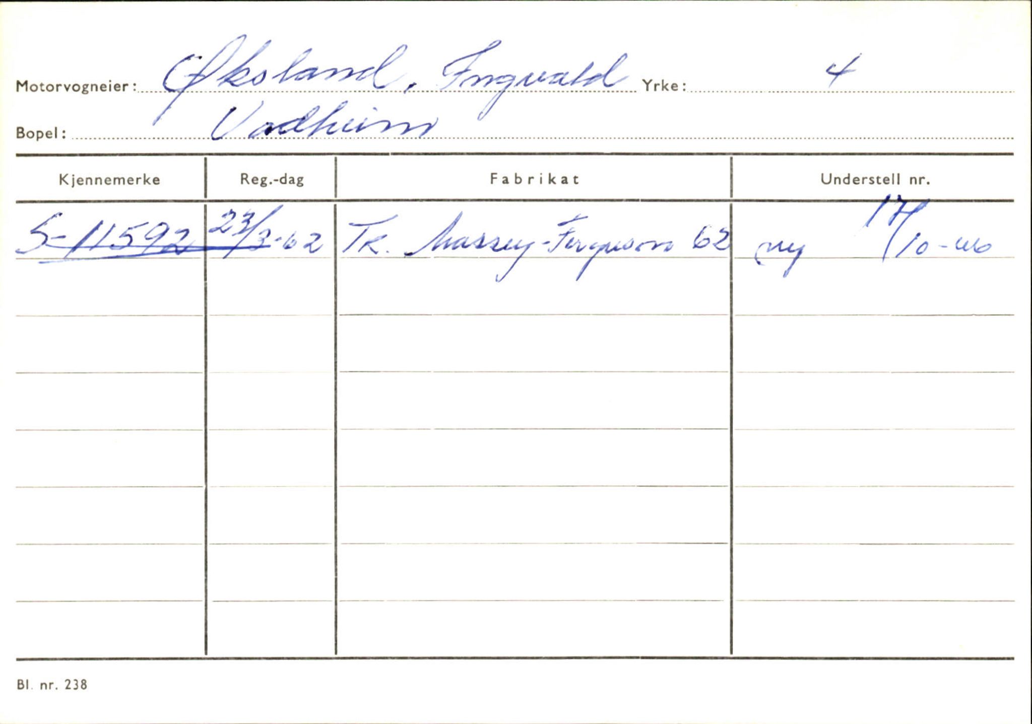 Statens vegvesen, Sogn og Fjordane vegkontor, SAB/A-5301/4/F/L0131: Eigarregister Høyanger P-Å. Stryn S-Å, 1945-1975, s. 940