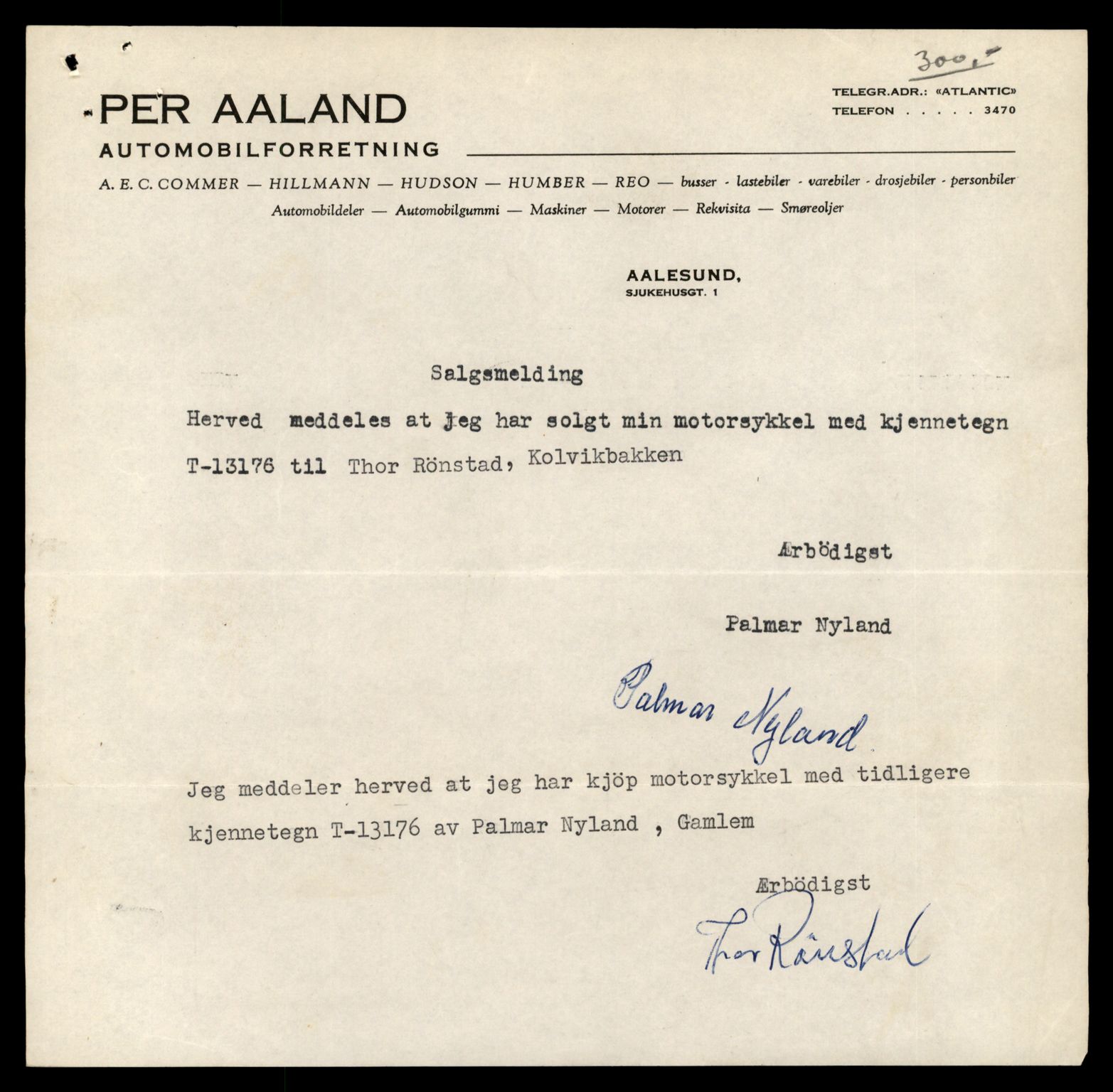 Møre og Romsdal vegkontor - Ålesund trafikkstasjon, AV/SAT-A-4099/F/Fe/L0037: Registreringskort for kjøretøy T 13031 - T 13179, 1927-1998, s. 2820