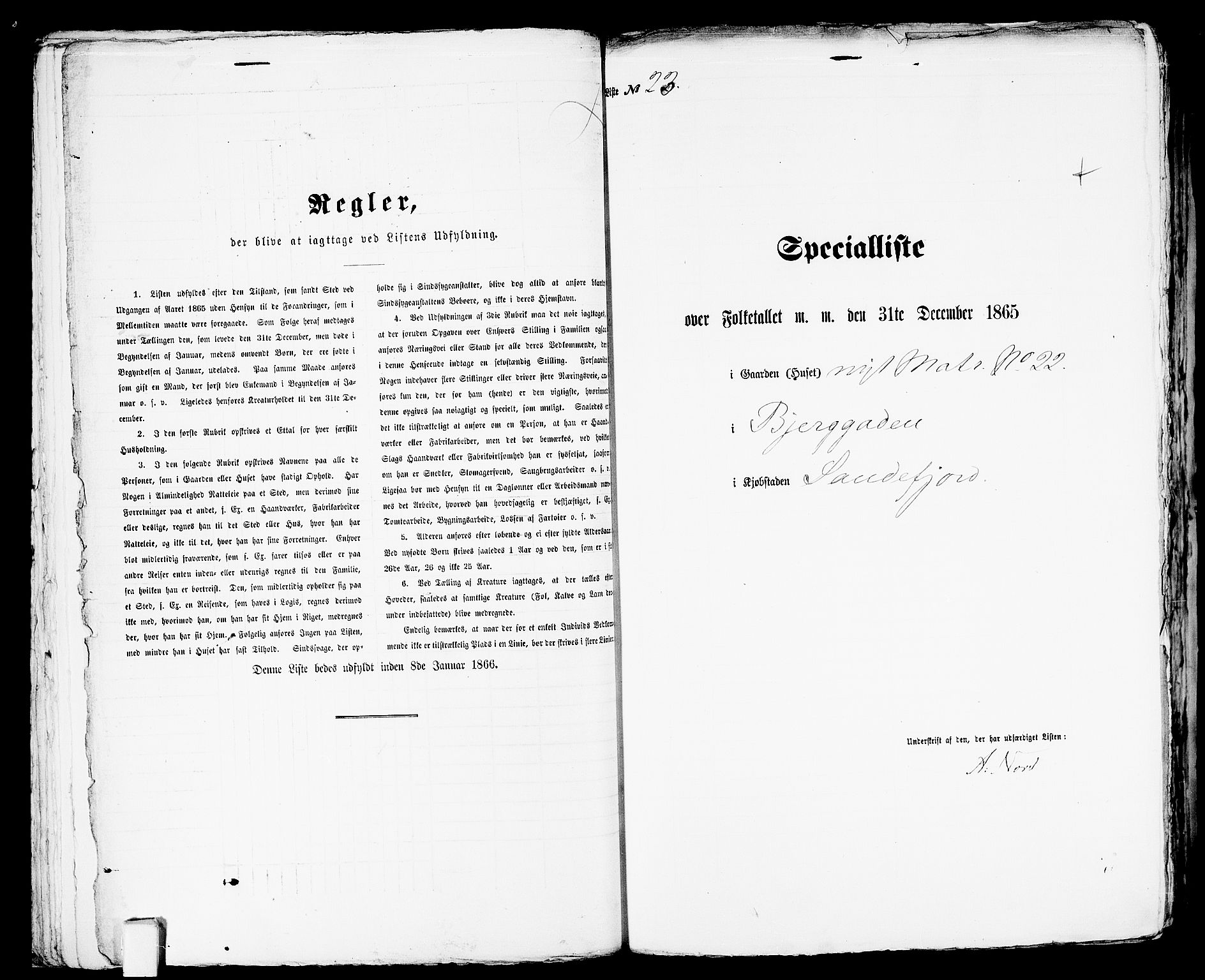 RA, Folketelling 1865 for 0706B Sandeherred prestegjeld, Sandefjord kjøpstad, 1865, s. 52