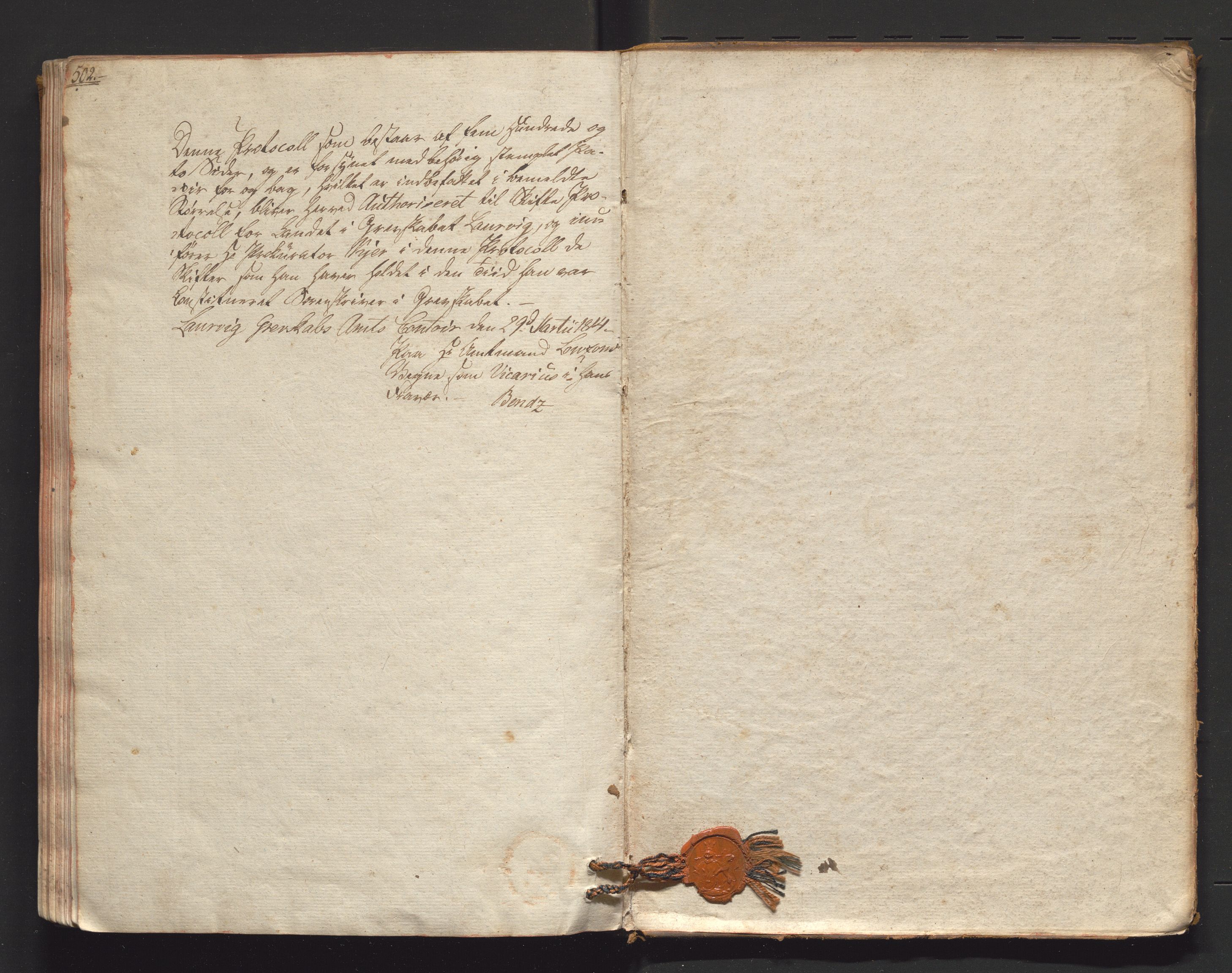 Larvik sorenskriveri, AV/SAKO-A-83/H/Hd/Hda/L0016: Skifteprotokoll, 1811-1812, s. 502