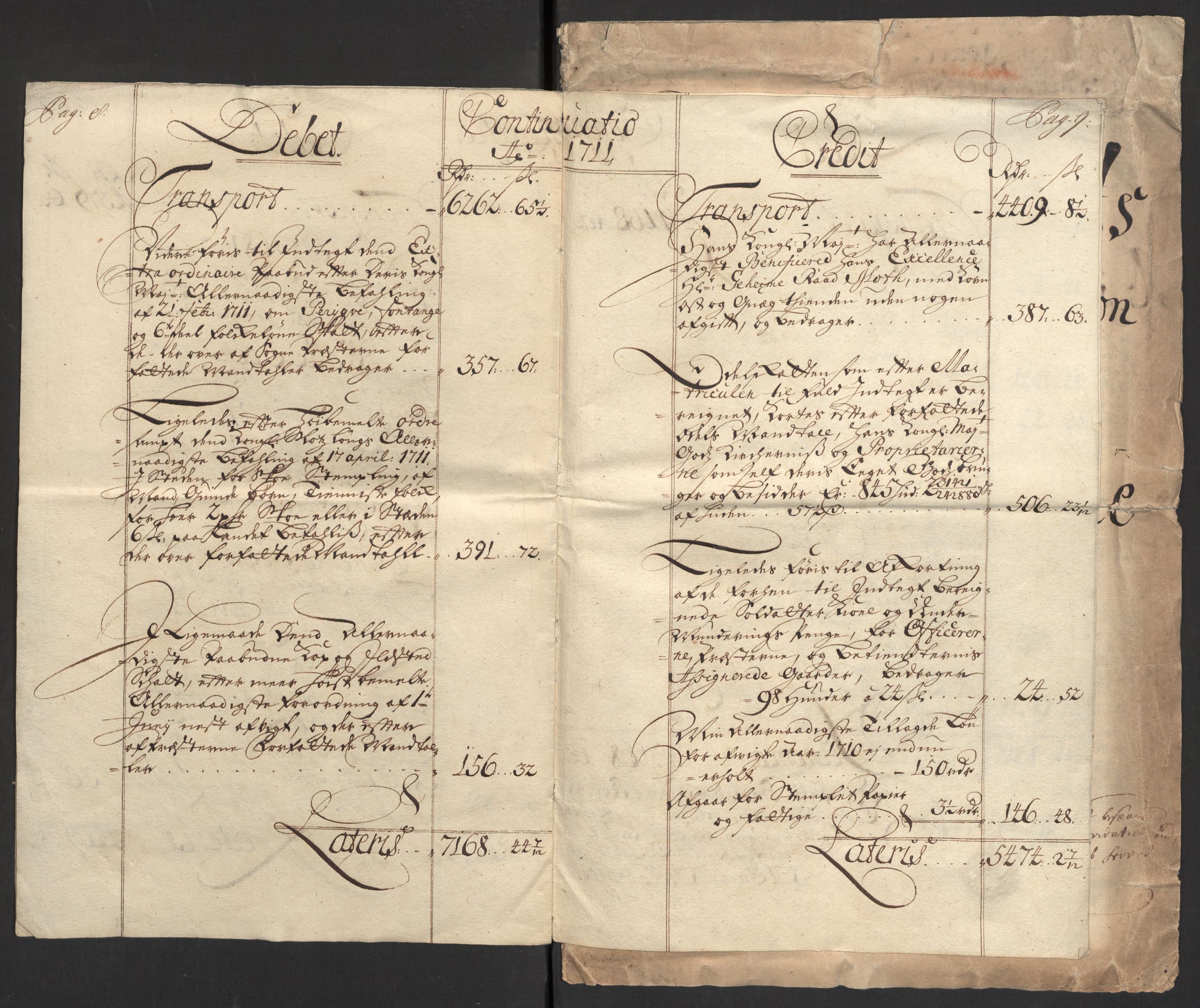 Rentekammeret inntil 1814, Reviderte regnskaper, Fogderegnskap, AV/RA-EA-4092/R40/L2449: Fogderegnskap Råbyggelag, 1709-1711, s. 249