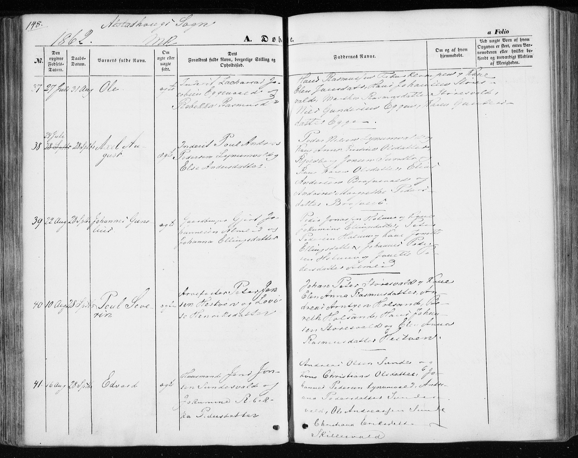 Ministerialprotokoller, klokkerbøker og fødselsregistre - Nord-Trøndelag, SAT/A-1458/717/L0154: Ministerialbok nr. 717A07 /1, 1850-1862, s. 148