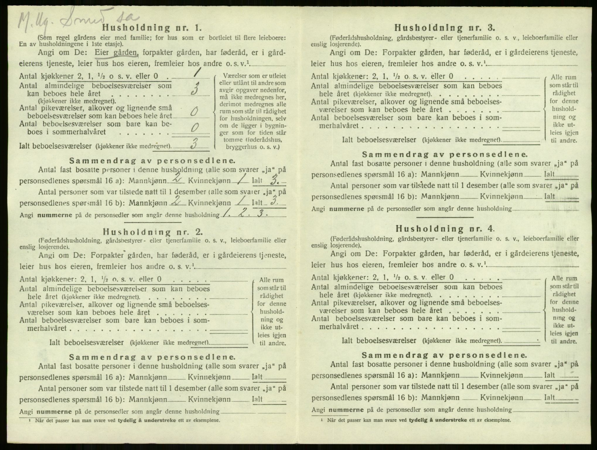 SAKO, Folketelling 1920 for 0720 Stokke herred, 1920, s. 1206