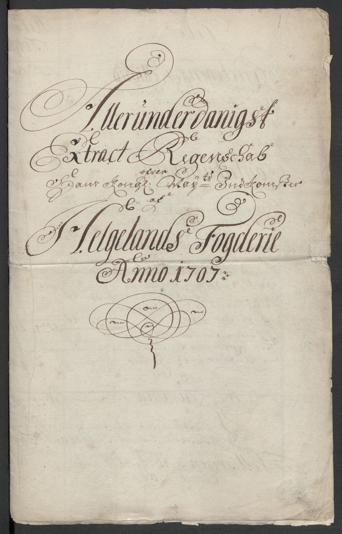 Rentekammeret inntil 1814, Reviderte regnskaper, Fogderegnskap, AV/RA-EA-4092/R65/L4509: Fogderegnskap Helgeland, 1706-1707, s. 131