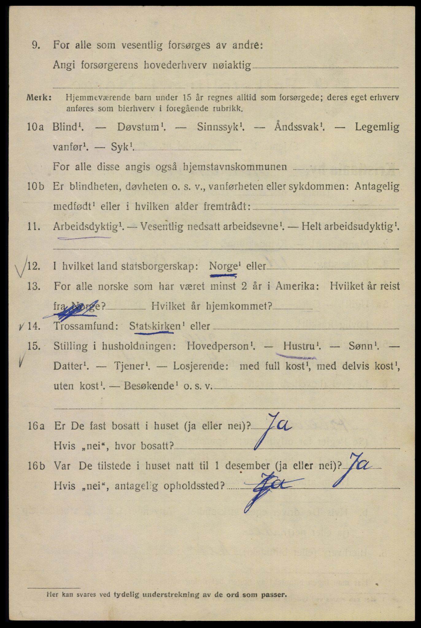 SAO, Folketelling 1920 for 0301 Kristiania kjøpstad, 1920, s. 422114