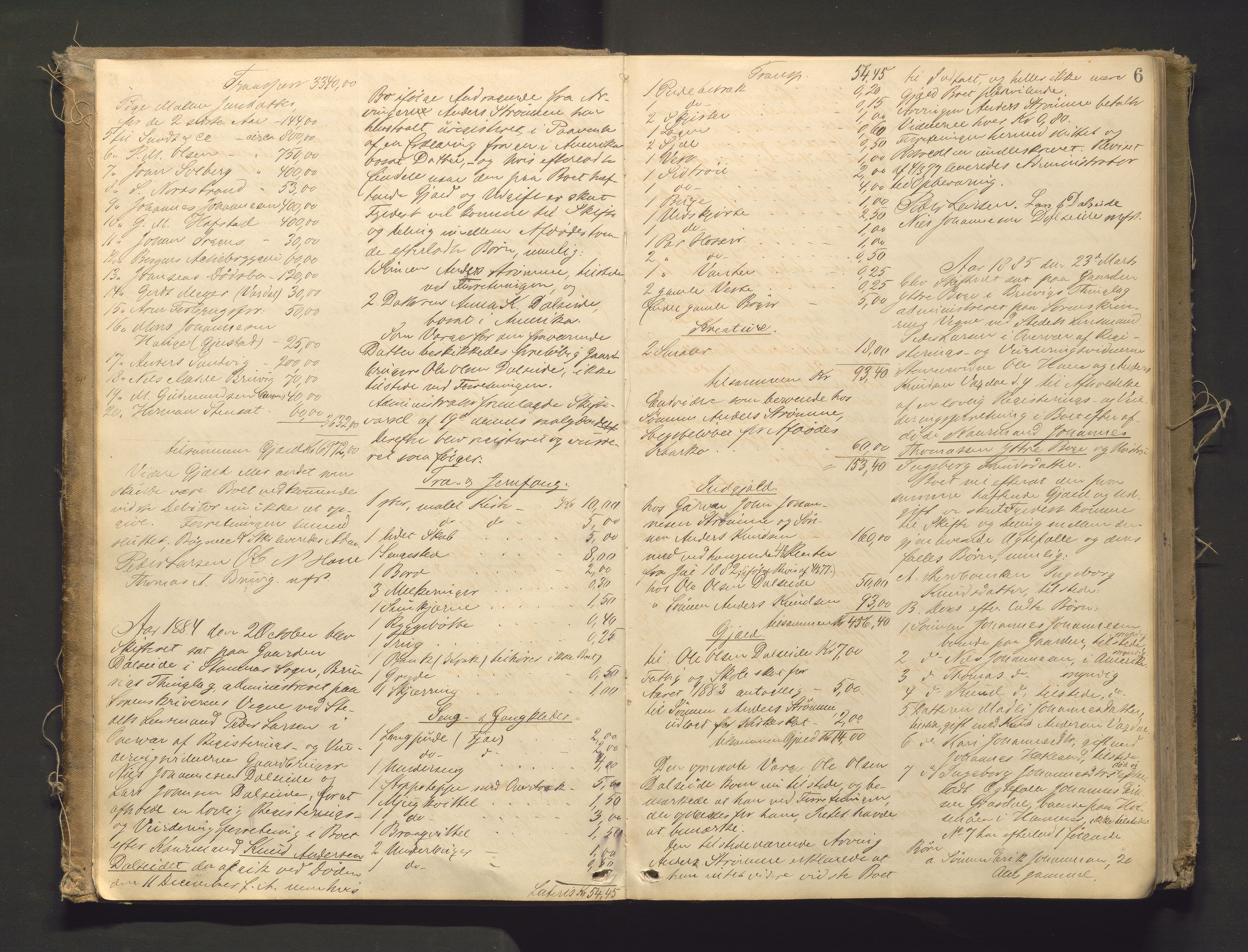 Lensmannen i Bruvik, AV/SAB-A-31301/0006/L0003: Registreringsprotokoll, 1884-1911, s. 5b-6a