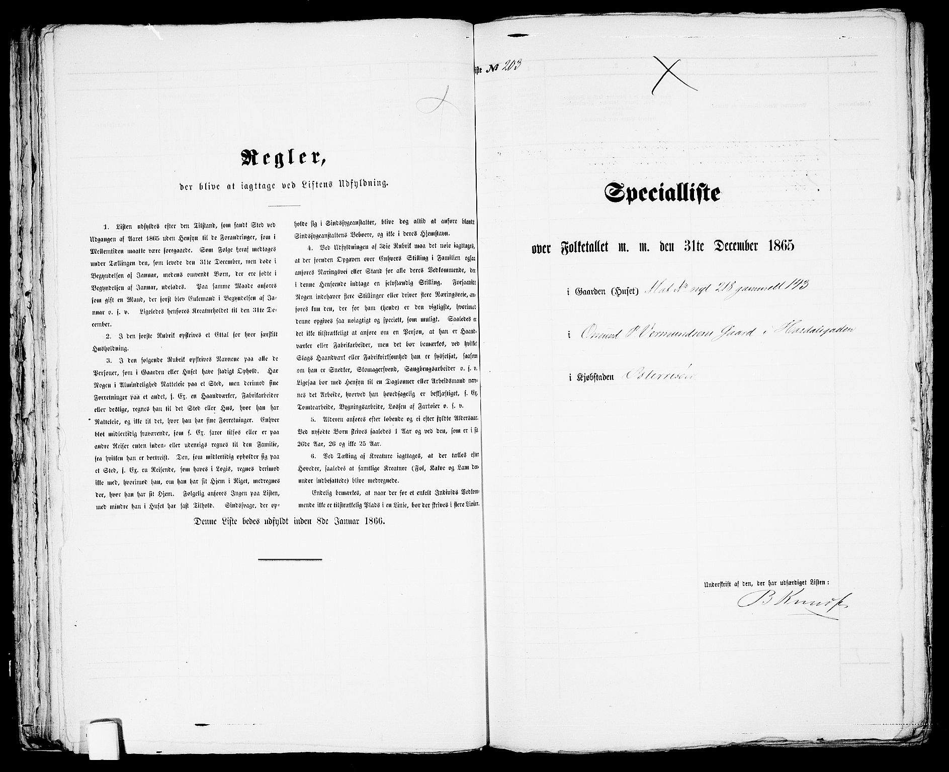 RA, Folketelling 1865 for 0901B Risør prestegjeld, Risør kjøpstad, 1865, s. 417