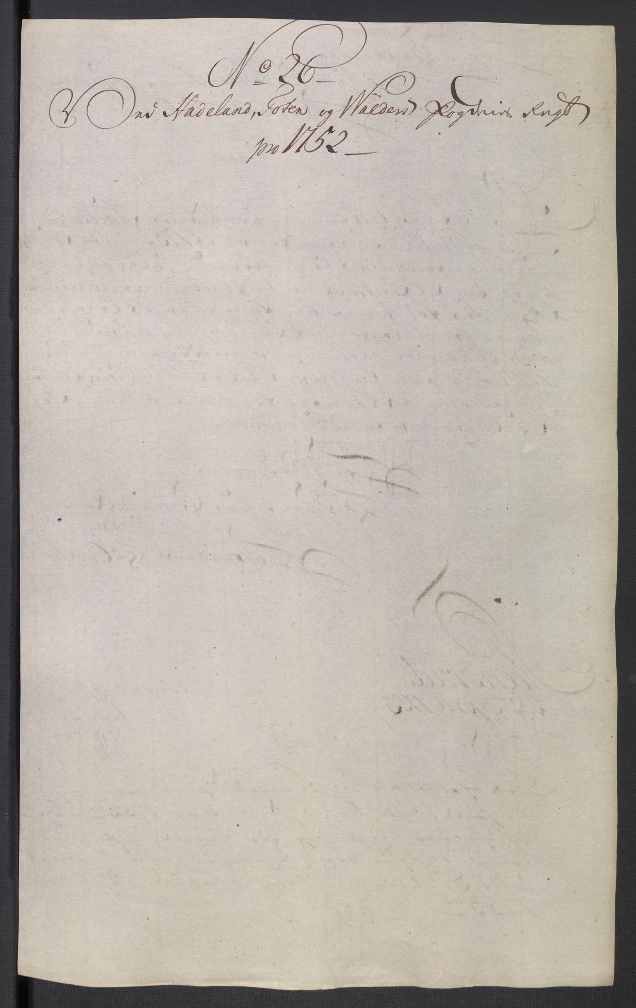 Rentekammeret inntil 1814, Reviderte regnskaper, Fogderegnskap, RA/EA-4092/R18/L1349: Fogderegnskap Hadeland, Toten og Valdres, 1752-1753, s. 121