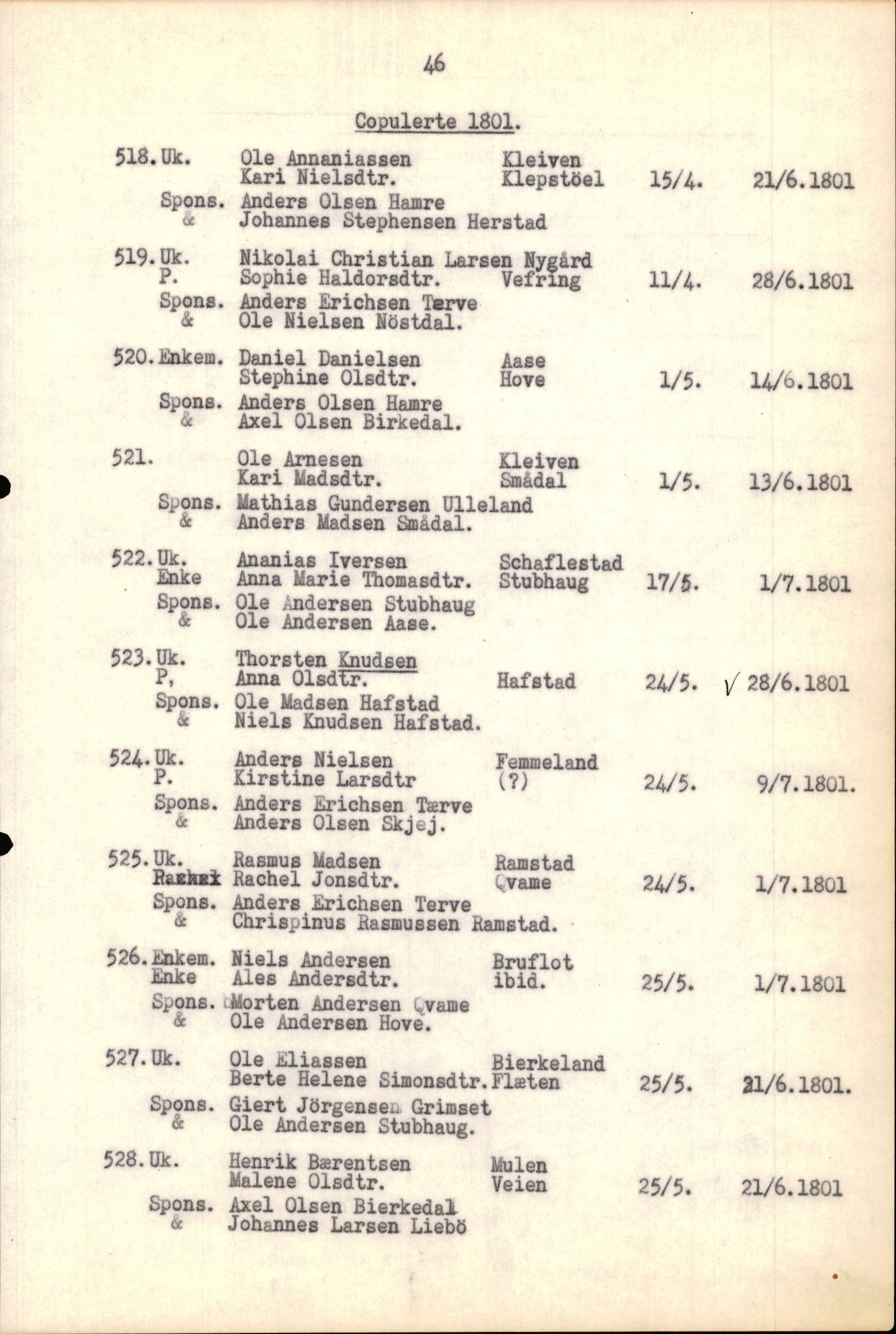 Samling av fulltekstavskrifter, SAB/FULLTEKST/B/14/0008: Førde sokneprestembete, ministerialbok nr. A 4, 1781-1802, s. 48