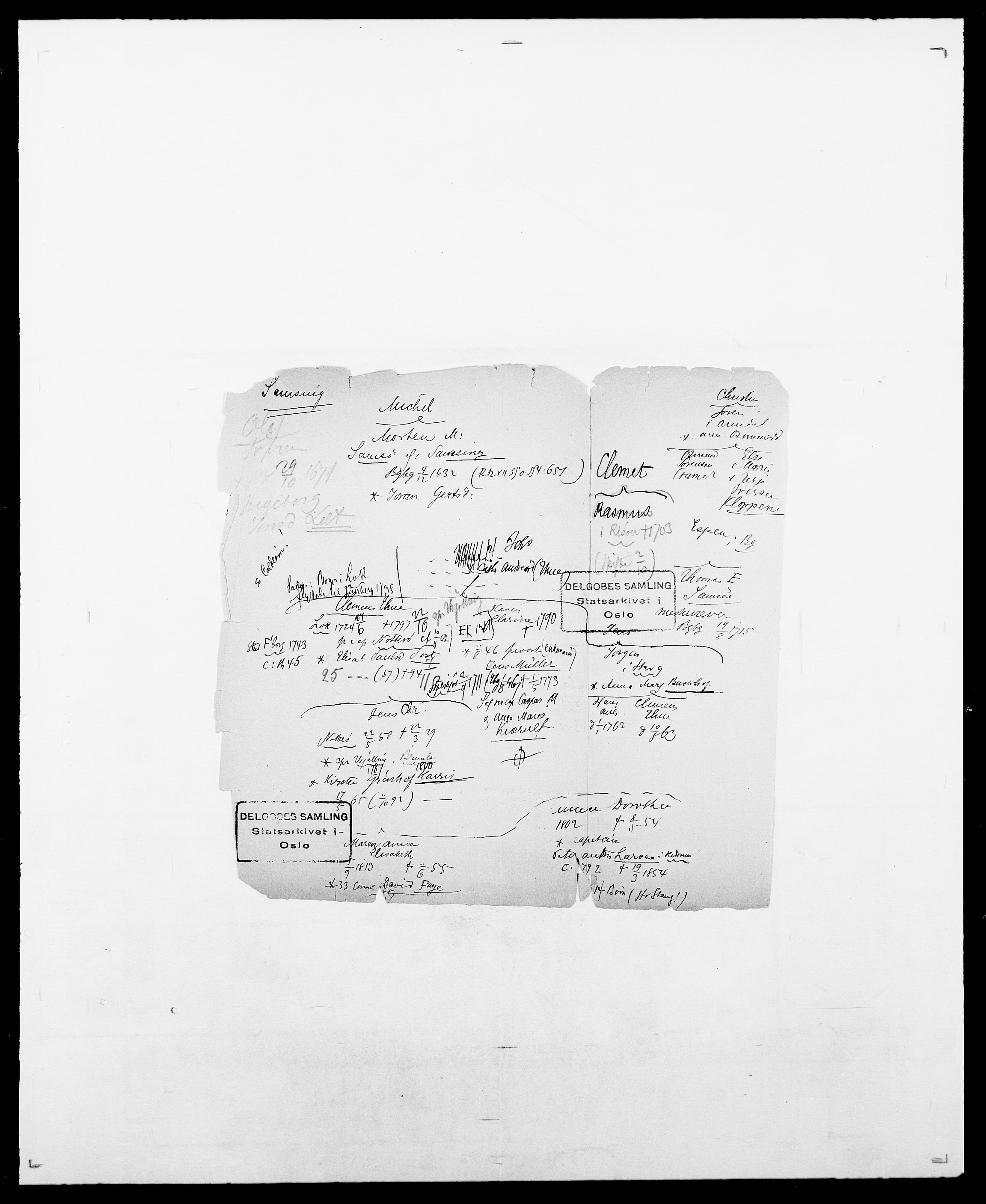 Delgobe, Charles Antoine - samling, AV/SAO-PAO-0038/D/Da/L0034: Saabye - Schmincke, s. 90
