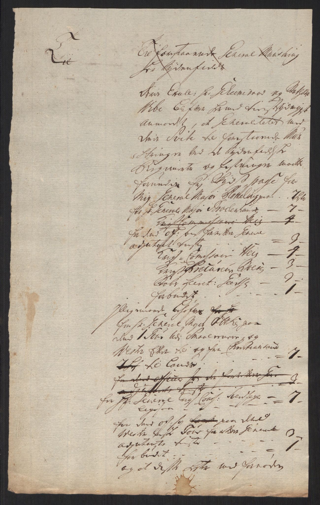Kommanderende general (KG I) med Det norske krigsdirektorium, AV/RA-EA-5419/B/L0013: Kommanderende generals konsepter, 1730-1733, s. 113