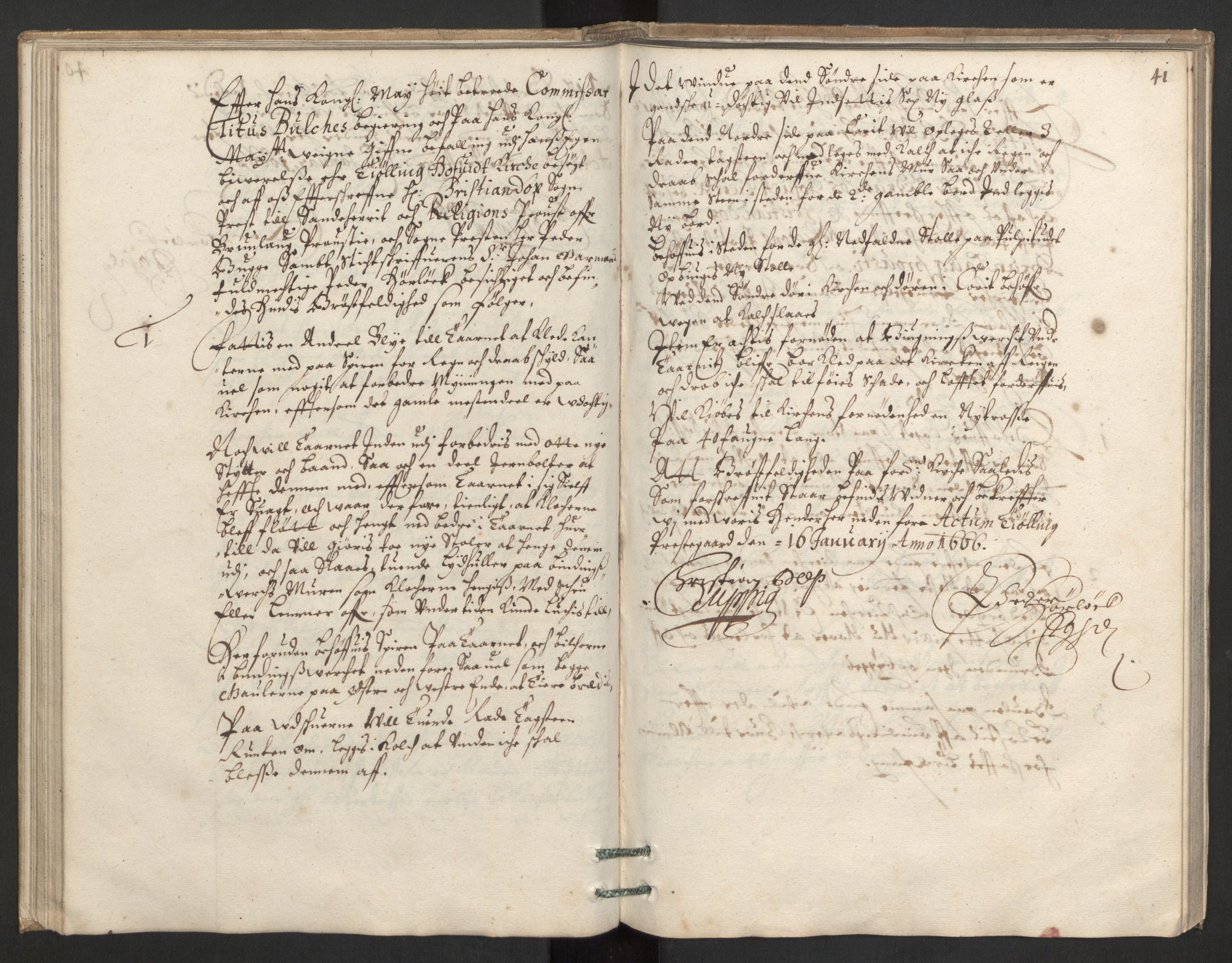 Rentekammeret inntil 1814, Reviderte regnskaper, Kirkeregnskap, AV/RA-EA-4067/Ra/L0027/0002: Kirkeregnskap / Besiktigelser over kirkene i Tønsberg len og Brunla len, 1666, s. 40b-41a