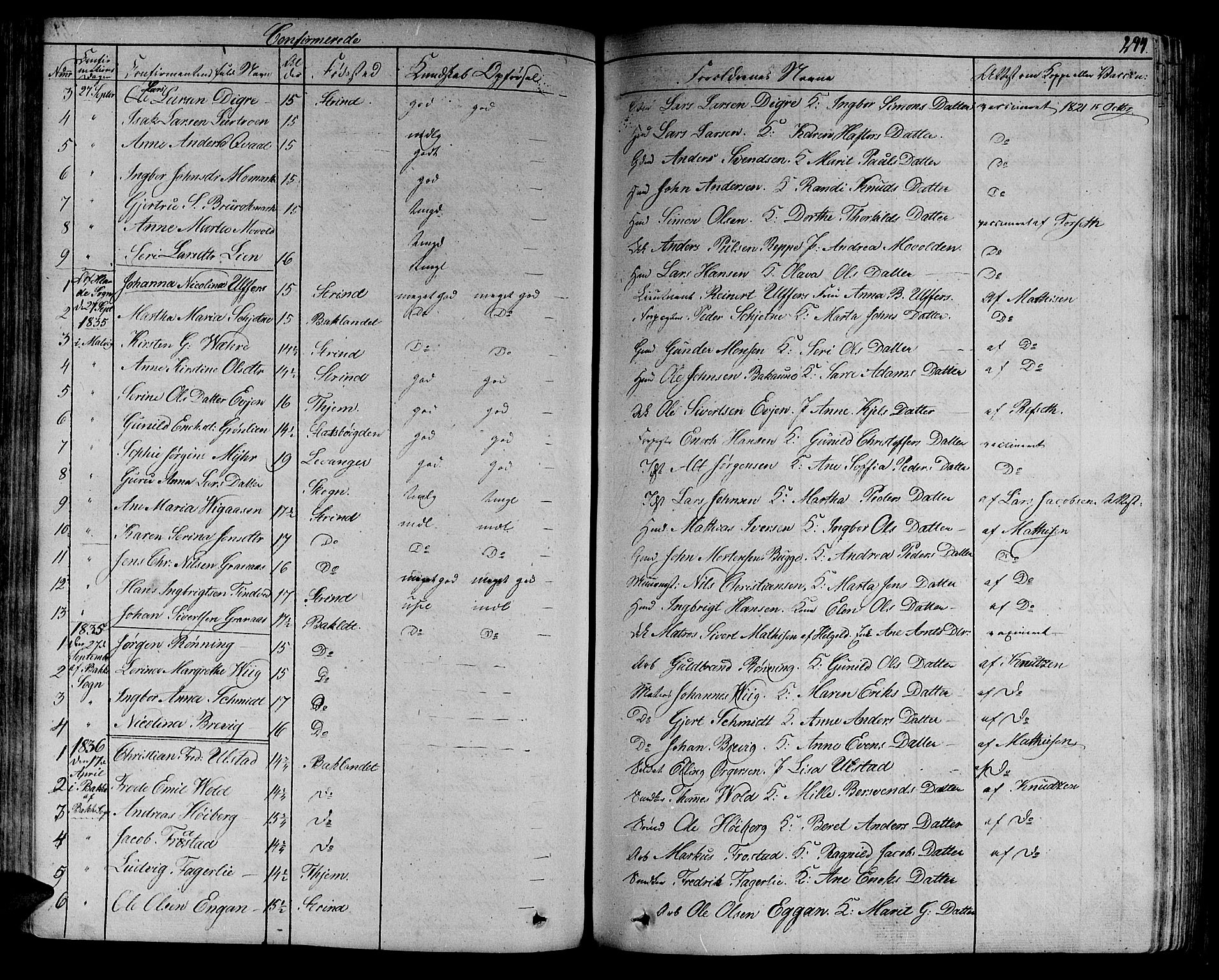 Ministerialprotokoller, klokkerbøker og fødselsregistre - Sør-Trøndelag, AV/SAT-A-1456/606/L0286: Ministerialbok nr. 606A04 /1, 1823-1840, s. 294