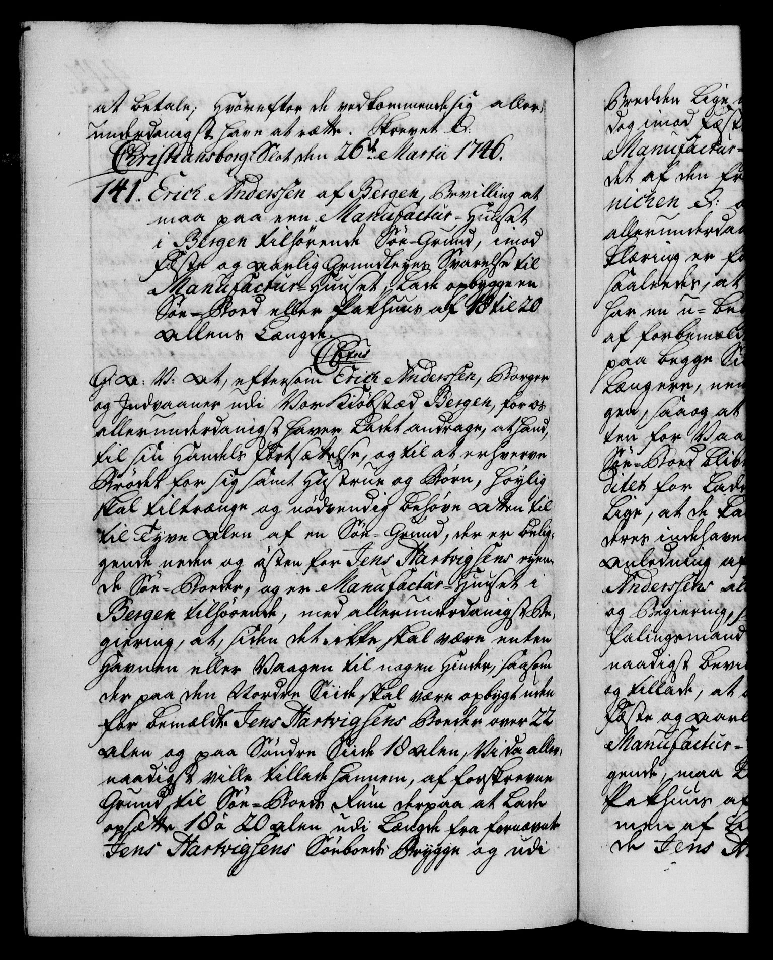 Danske Kanselli 1572-1799, AV/RA-EA-3023/F/Fc/Fca/Fcaa/L0034: Norske registre, 1745-1746, s. 442b