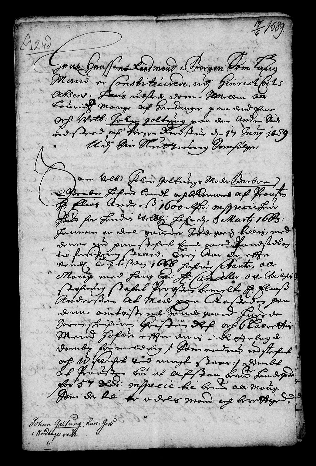 Stattholderembetet 1572-1771, AV/RA-EA-2870/Af/L0003: Avskrifter av vedlegg til originale supplikker, nummerert i samsvar med supplikkbøkene, 1689-1691, s. 10