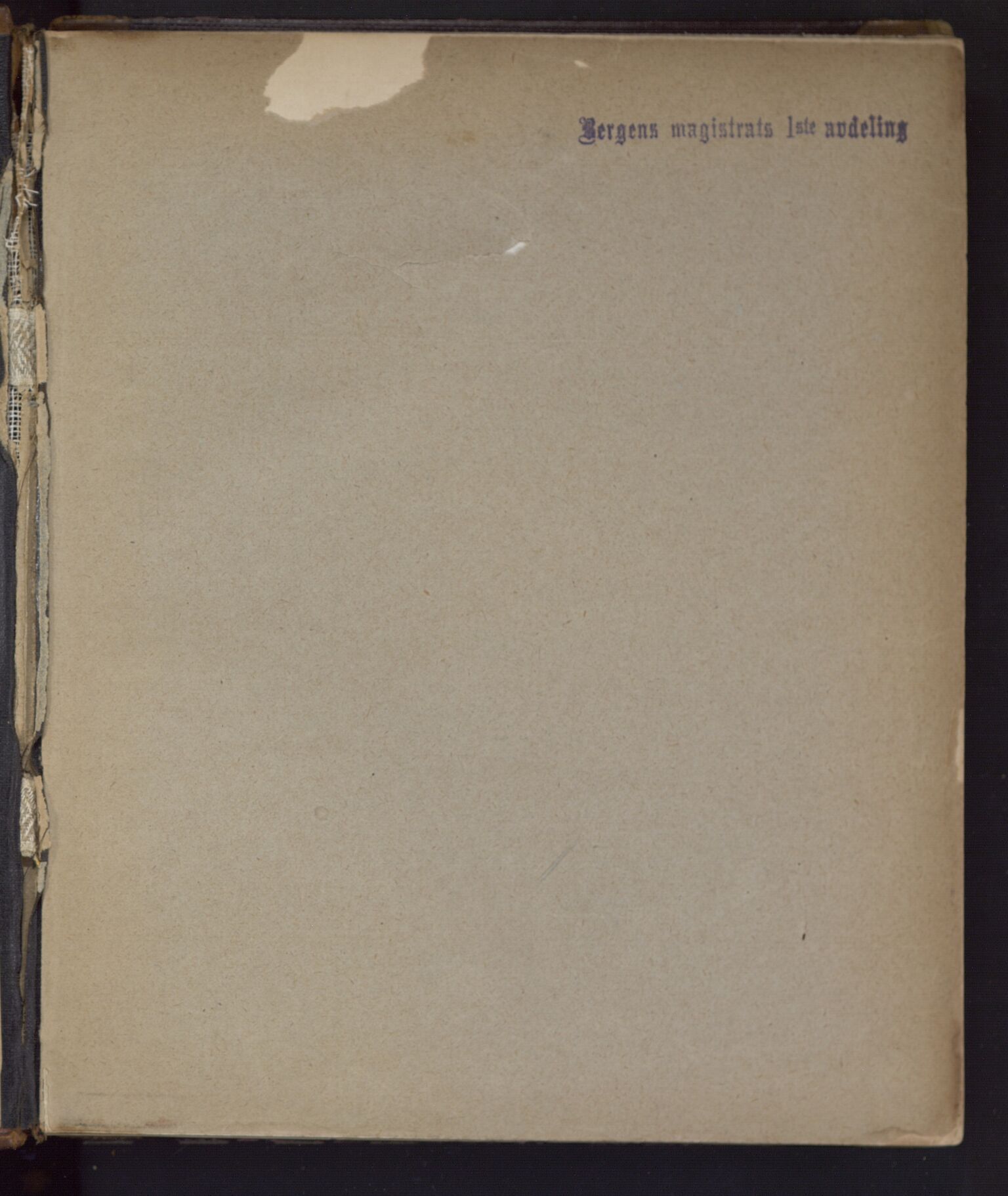 Bergen kommune. Formannskapet, BBA/A-0003/Ad/L0009: Bergens Kommuneforhandlinger, 1854