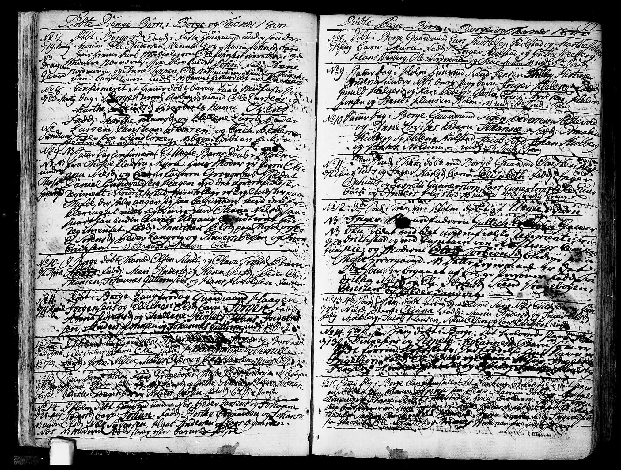 Borge prestekontor Kirkebøker, SAO/A-10903/F/Fa/L0002: Ministerialbok nr. I 2, 1791-1817, s. 27