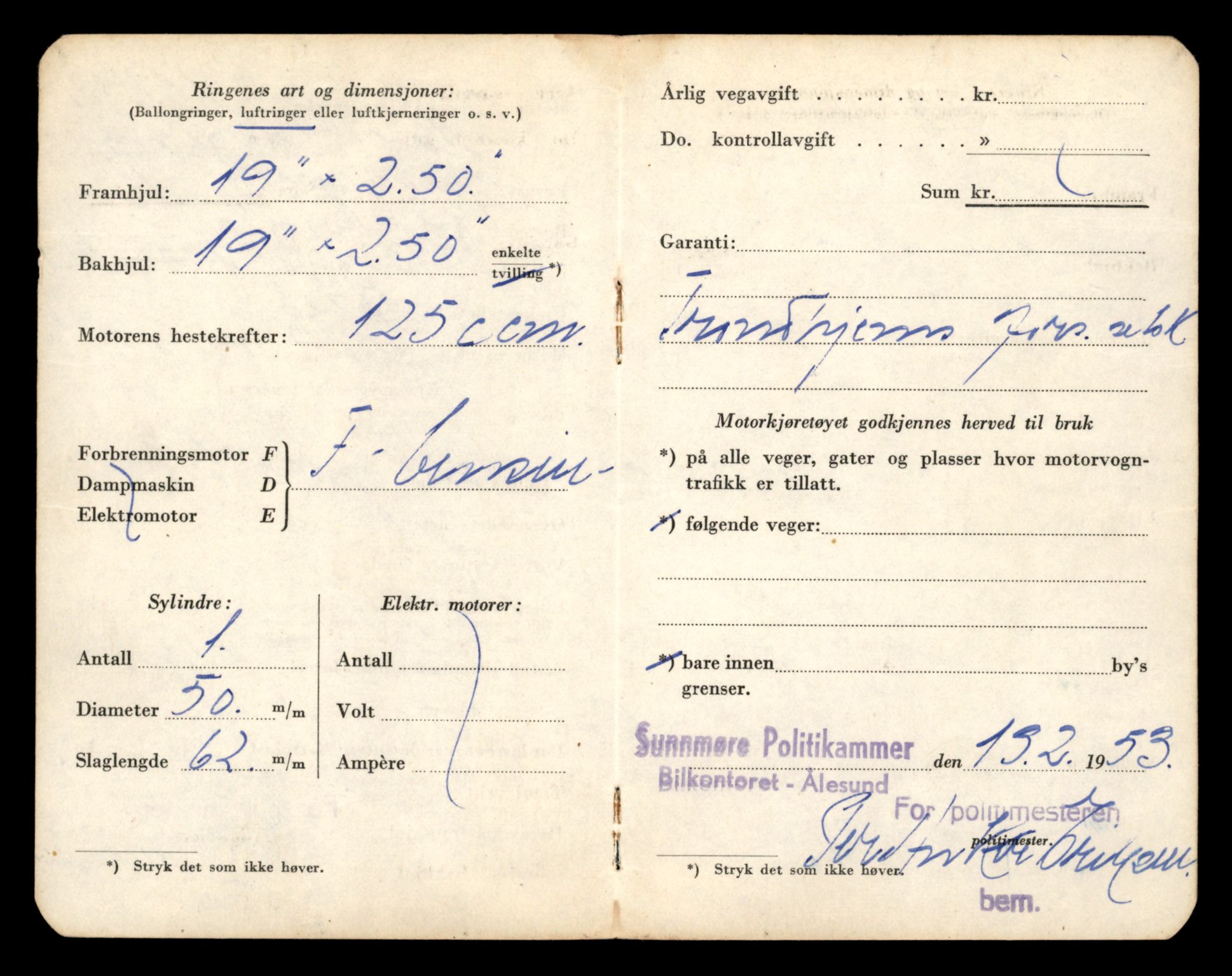 Møre og Romsdal vegkontor - Ålesund trafikkstasjon, AV/SAT-A-4099/F/Fe/L0031: Registreringskort for kjøretøy T 11800 - T 11996, 1927-1998, s. 1698